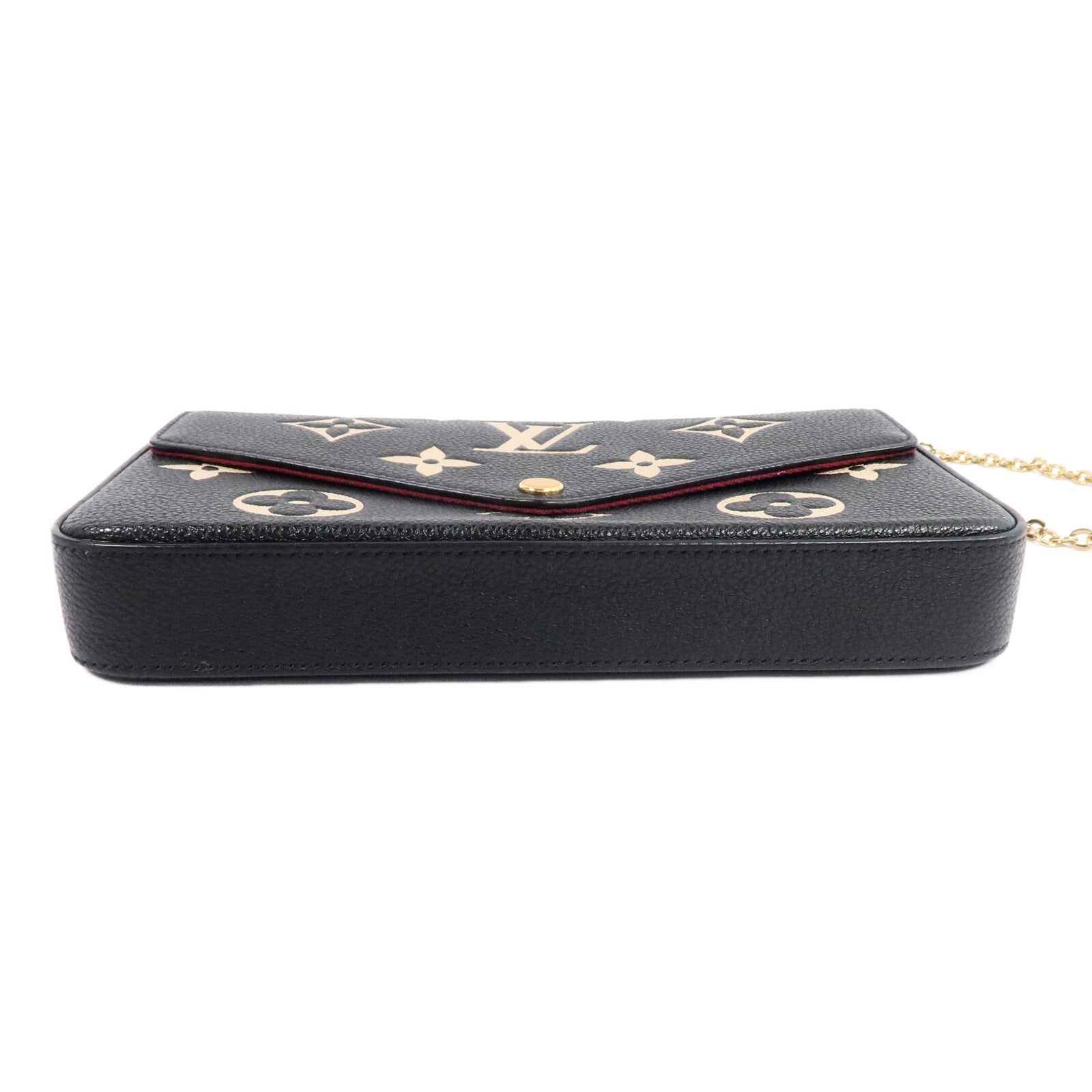 LOUIS VUITTON Monogram Empreinte Pochette Felicie肩背袋