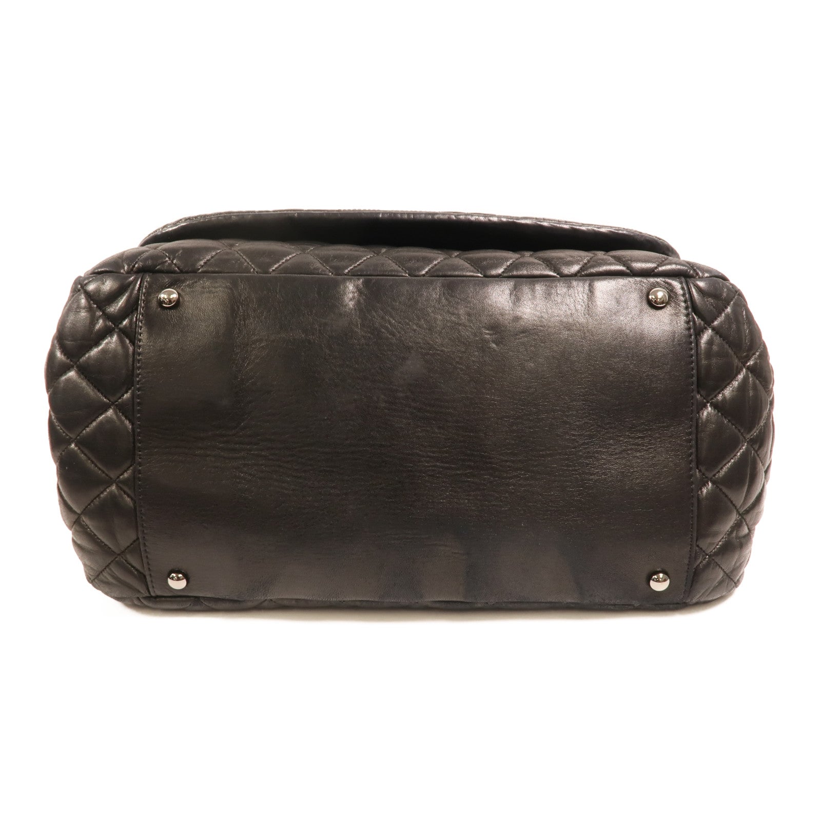CHANEL 羊皮皮革Paris Moscou Flap Bag銀扣鏈帶肩背袋