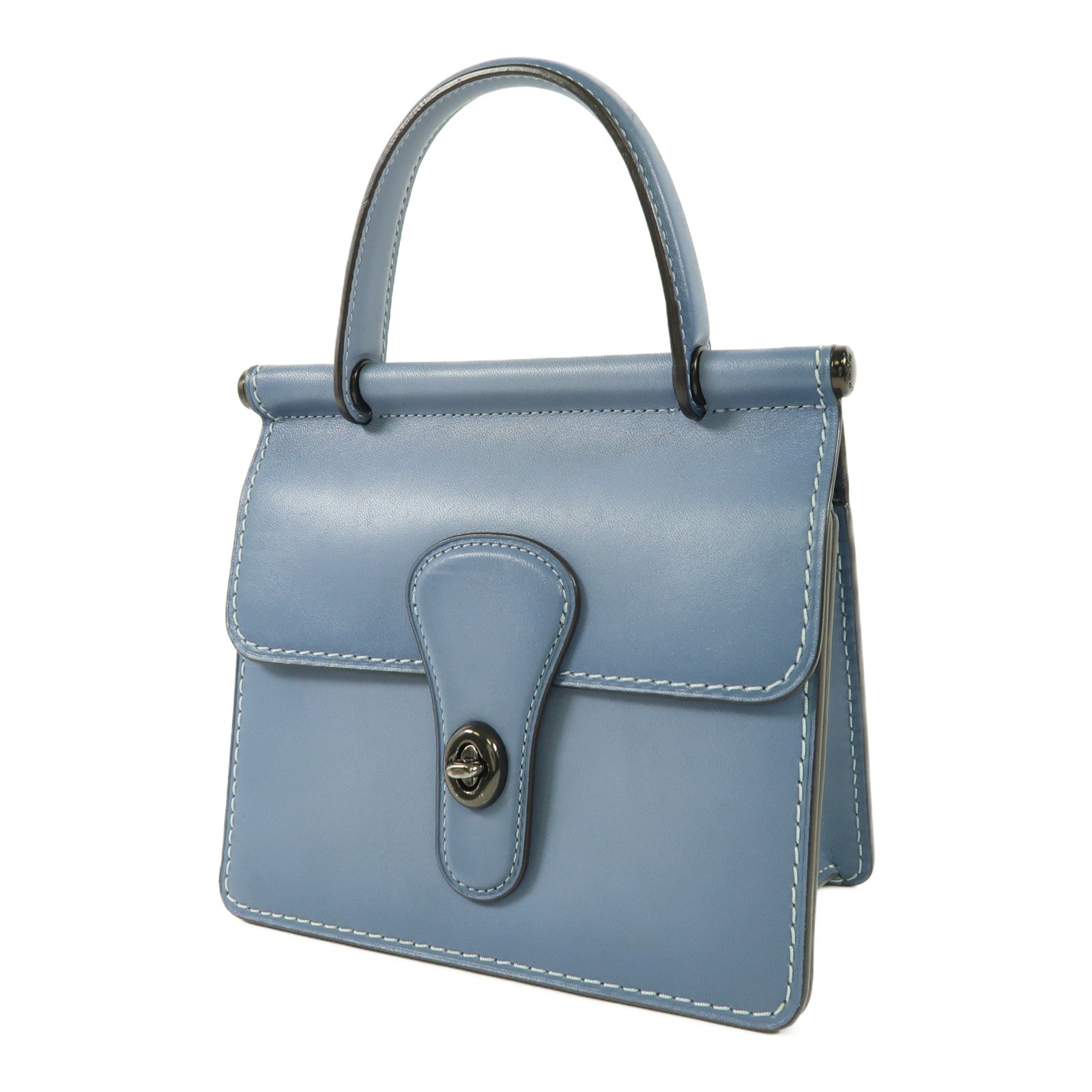 COACH 牛皮皮革2 Way Shoulder Bag手挽肩背兩用袋