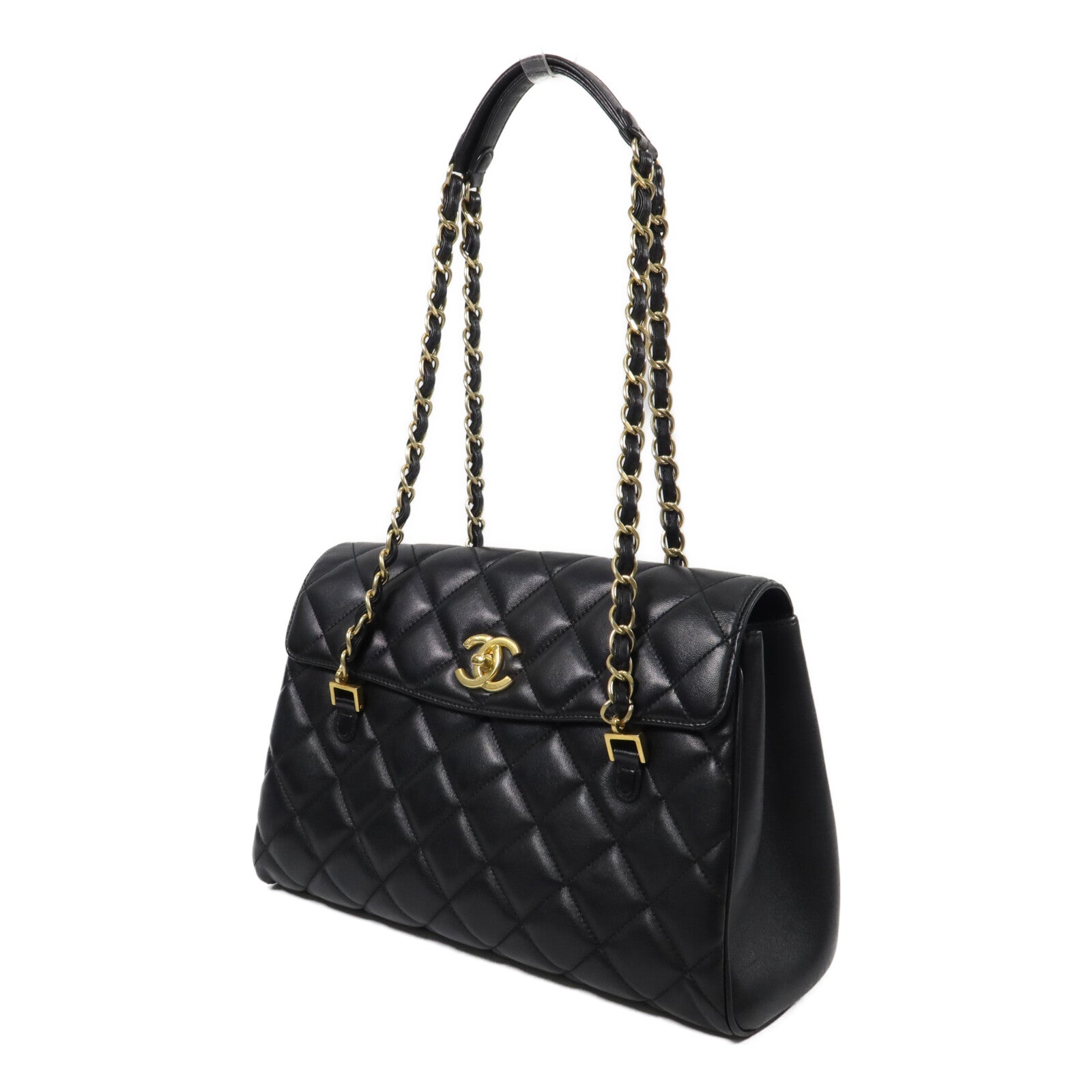 CHANEL 羊皮皮革Chain Shoulder鏈帶肩背袋