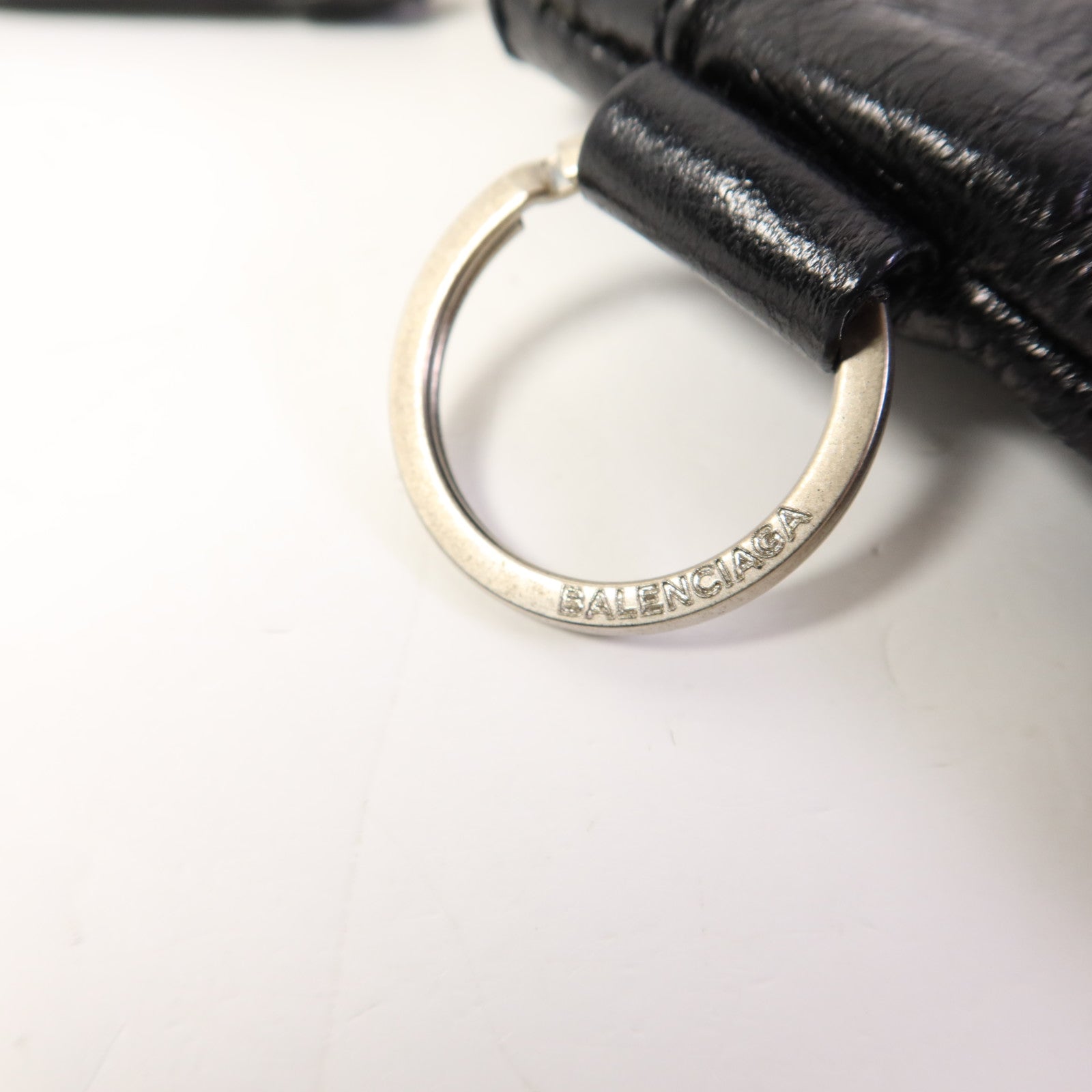 BALENCIAGA 牛皮皮革Classic City Large Pouch銀扣手拿包