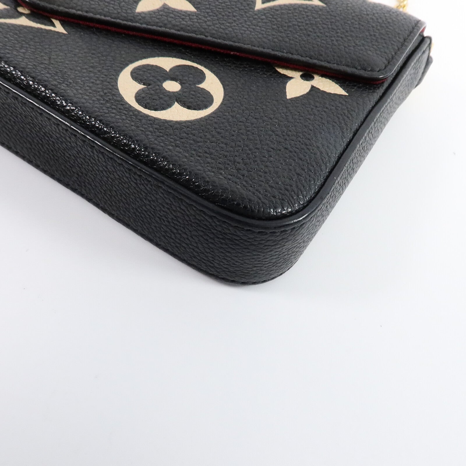 LOUIS VUITTON Monogram Empreinte Pochette Felicie肩背袋