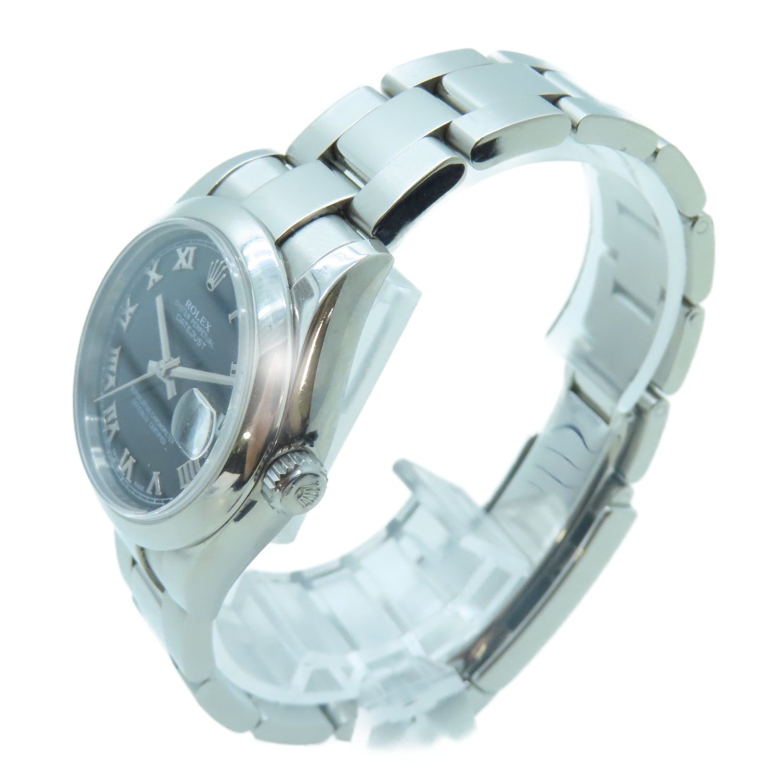 ROLEX Datejust不鏽鋼手錶自動機芯黑色