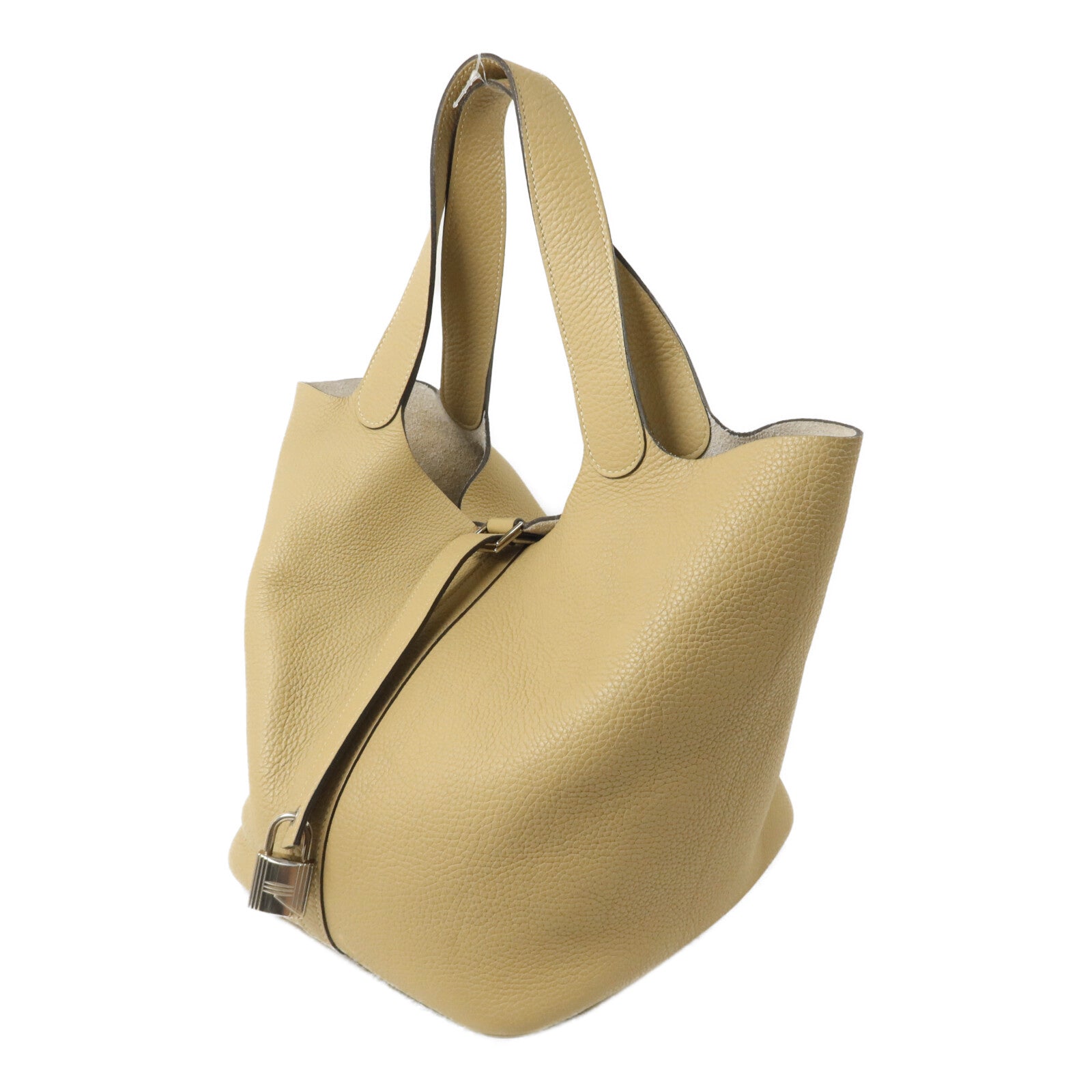 HERMES Clemence皮革Picotin GM手挽袋Trench