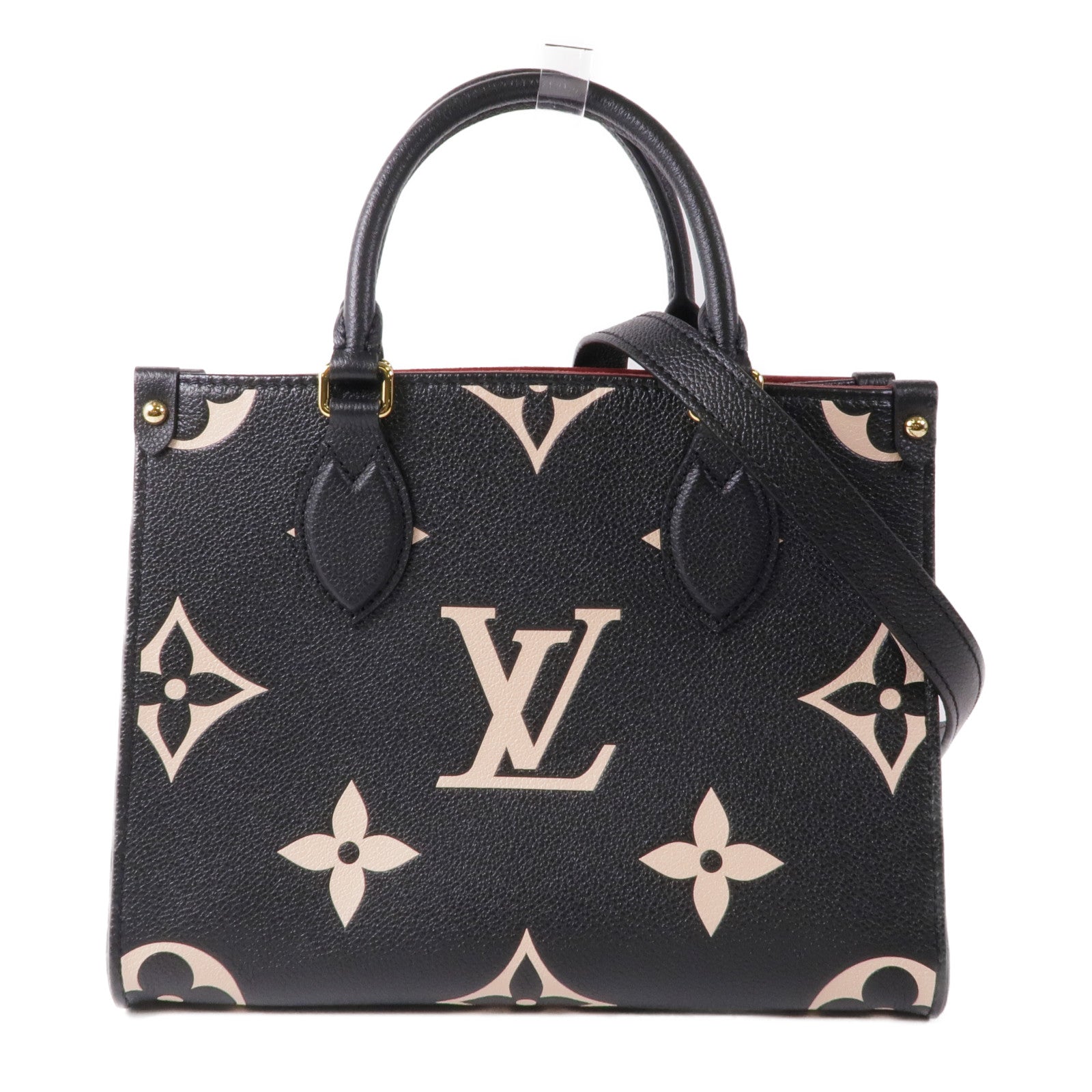 LOUIS VUITTON【激減優惠】 Monogram Empreinte On The Go PM金扣手挽肩背兩用袋