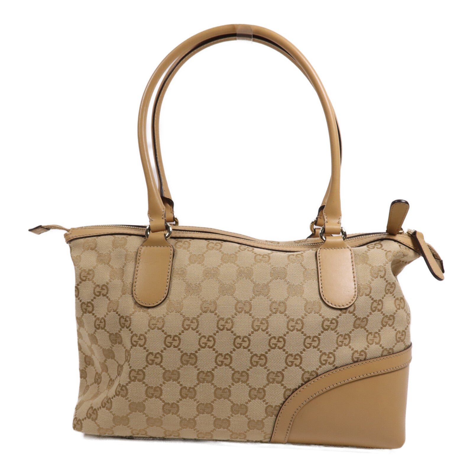 GUCCI 帆布Hand Bag金扣肩背袋