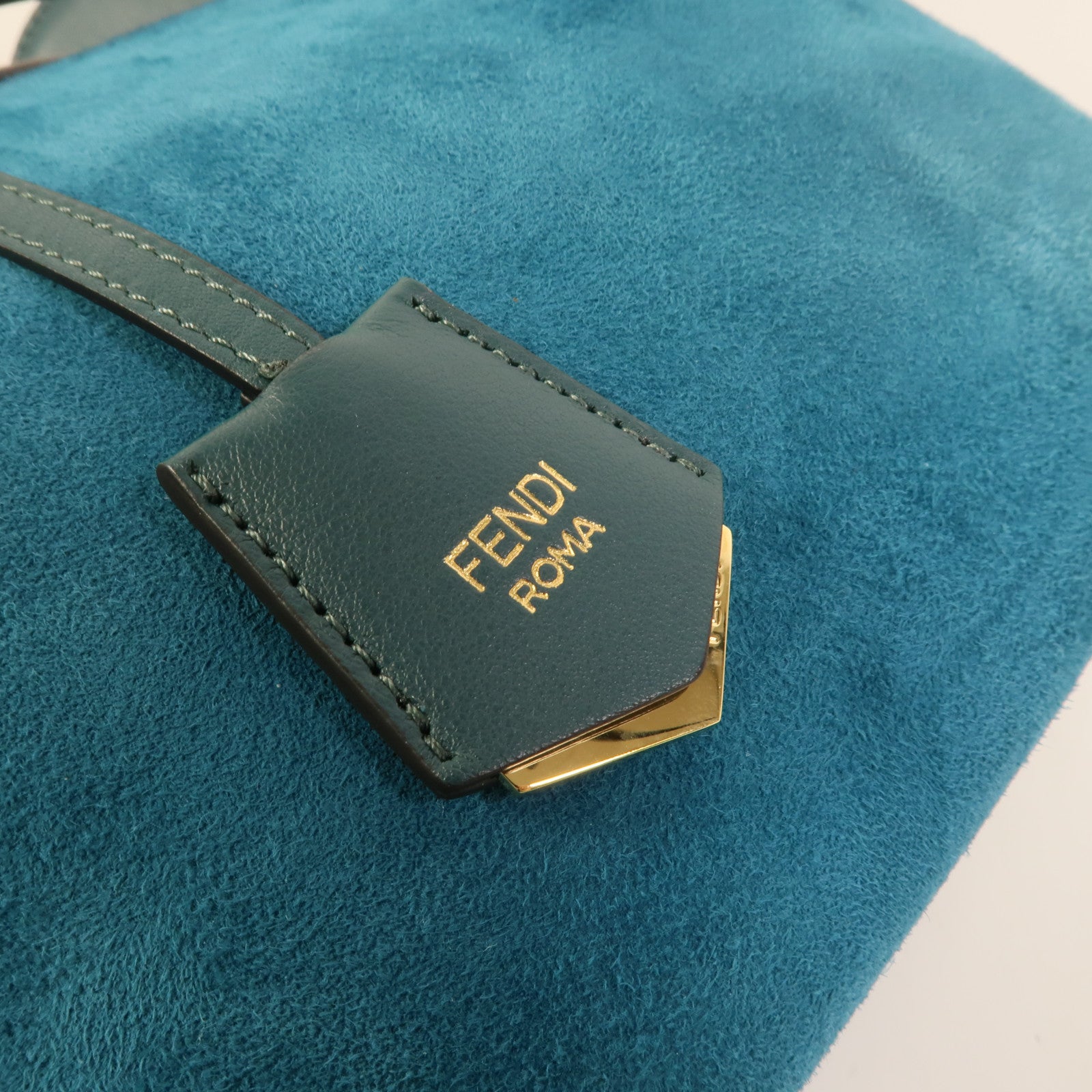 FENDI 麂皮皮革By The Way手挽肩背兩用袋