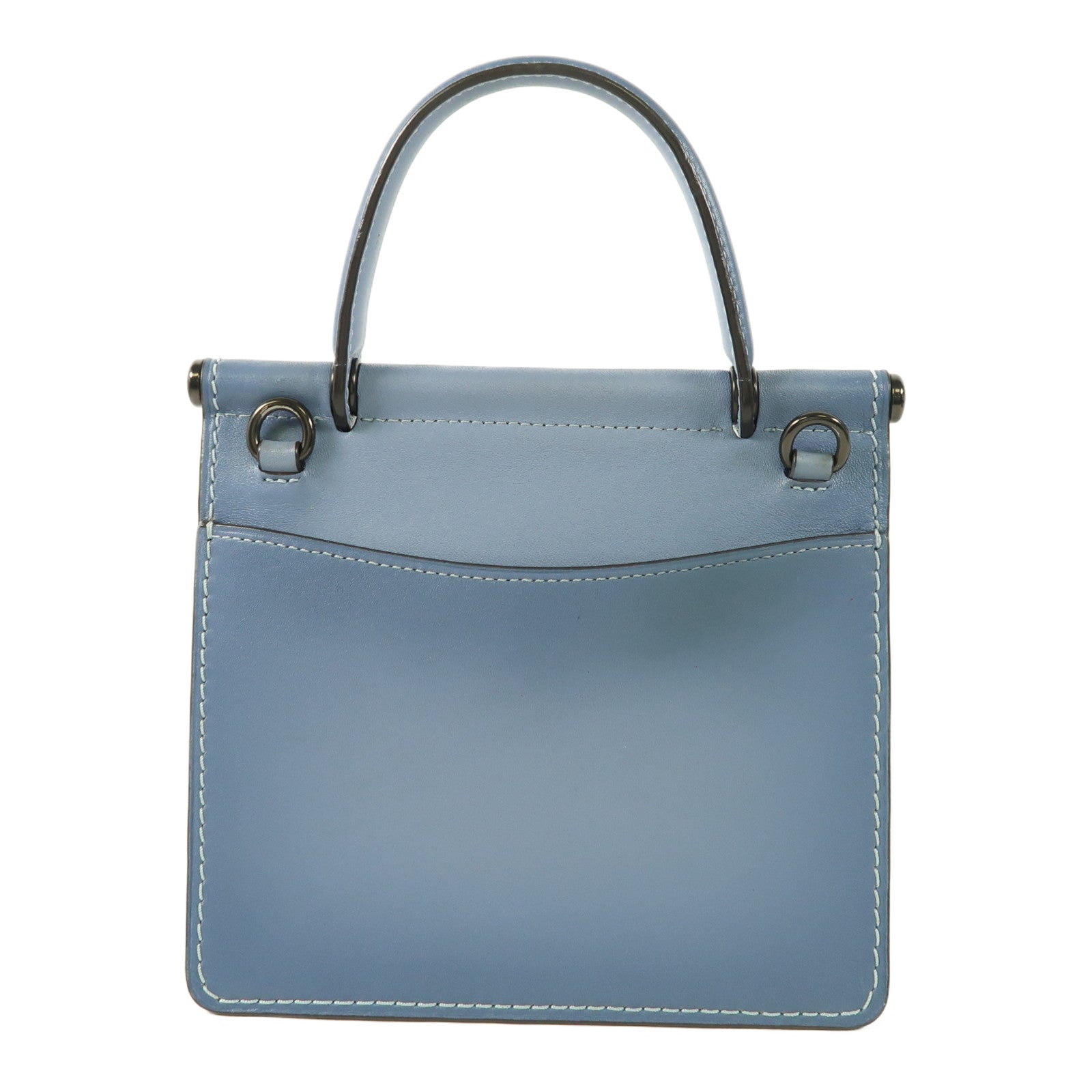 COACH 牛皮皮革2 Way Shoulder Bag手挽肩背兩用袋