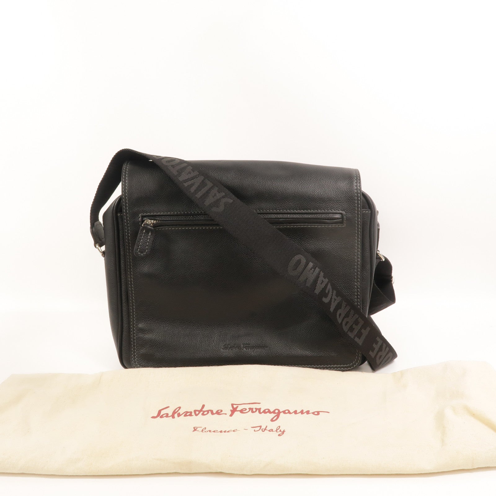 Salvatore Ferragamo 牛皮皮革Shoulder Bag肩背袋