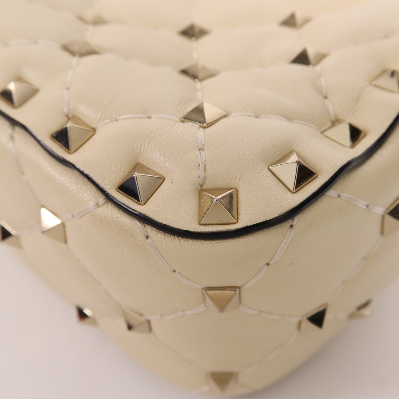 Valentino 牛皮皮革Shoulder Bag金扣肩背袋