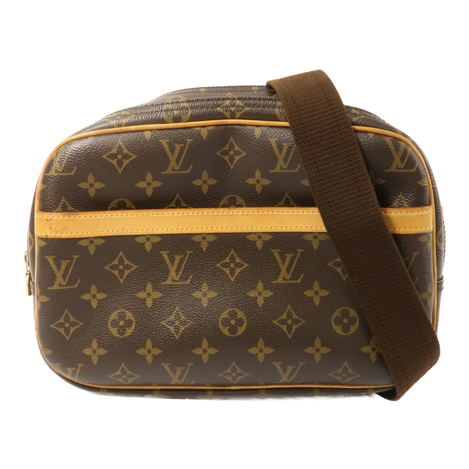 LOUIS VUITTON Monogram Reporter PM肩背袋