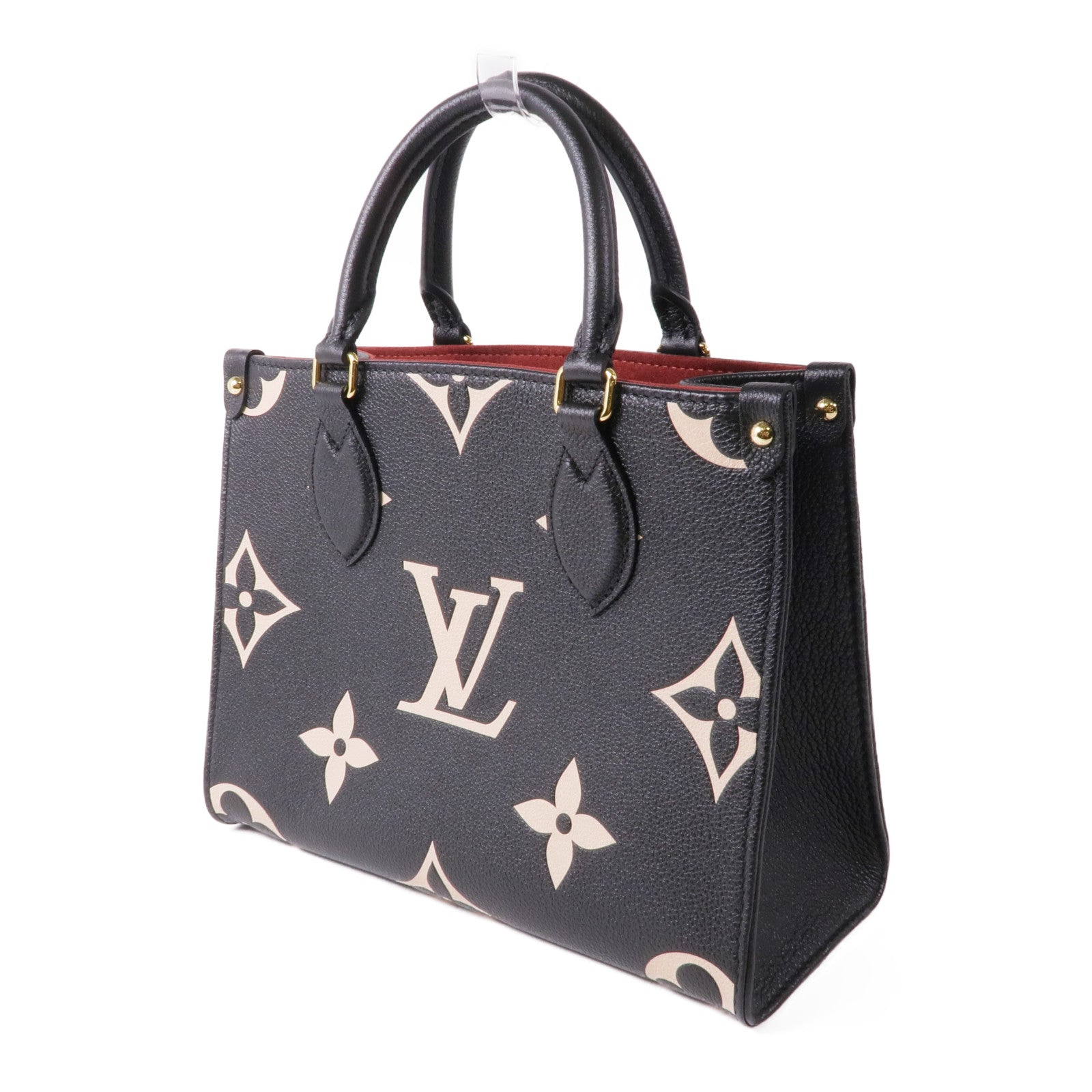 LOUIS VUITTON【激減優惠】 Monogram Empreinte On The Go PM金扣手挽肩背兩用袋