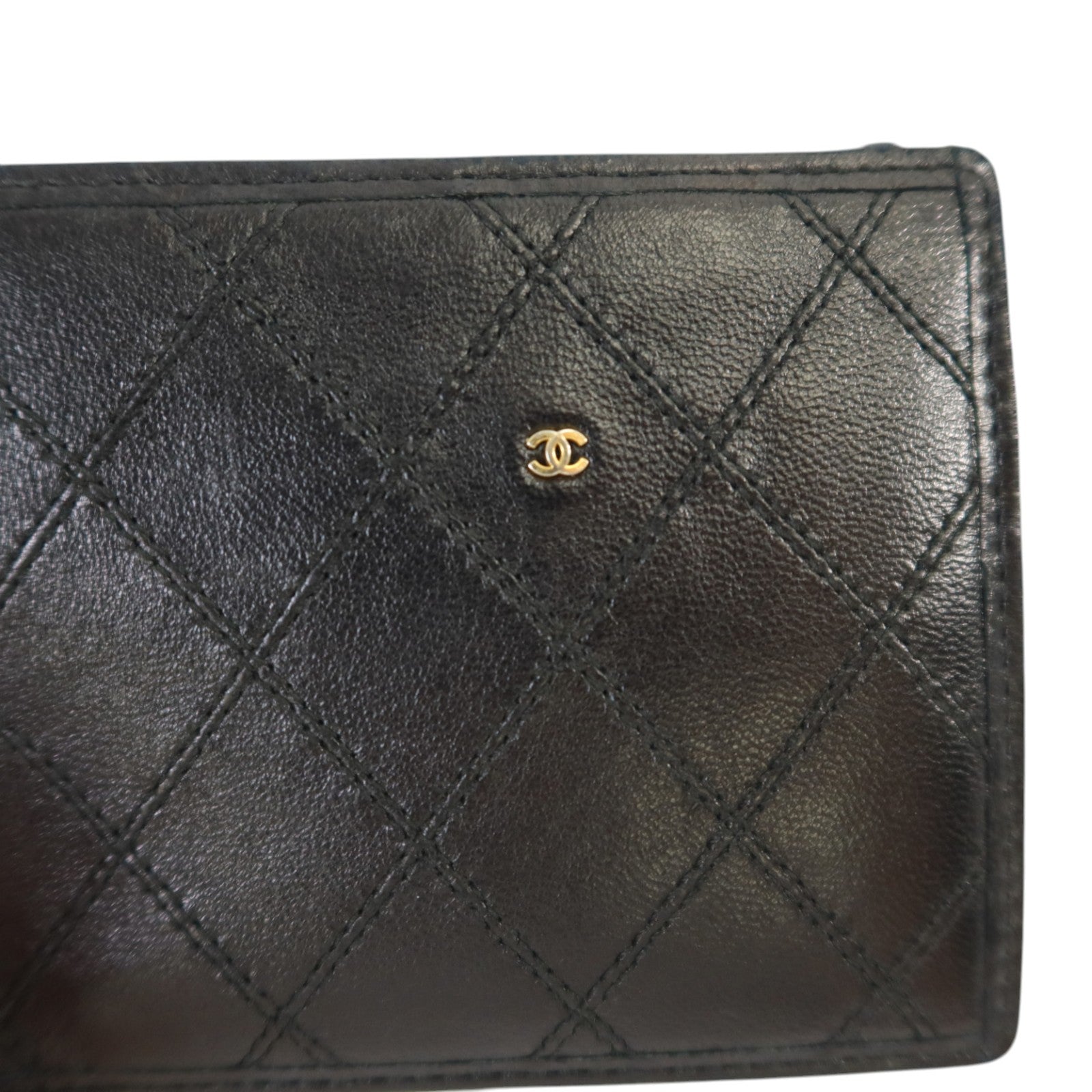 CHANEL 羊皮皮革Vintage Bifold Wallet錢包