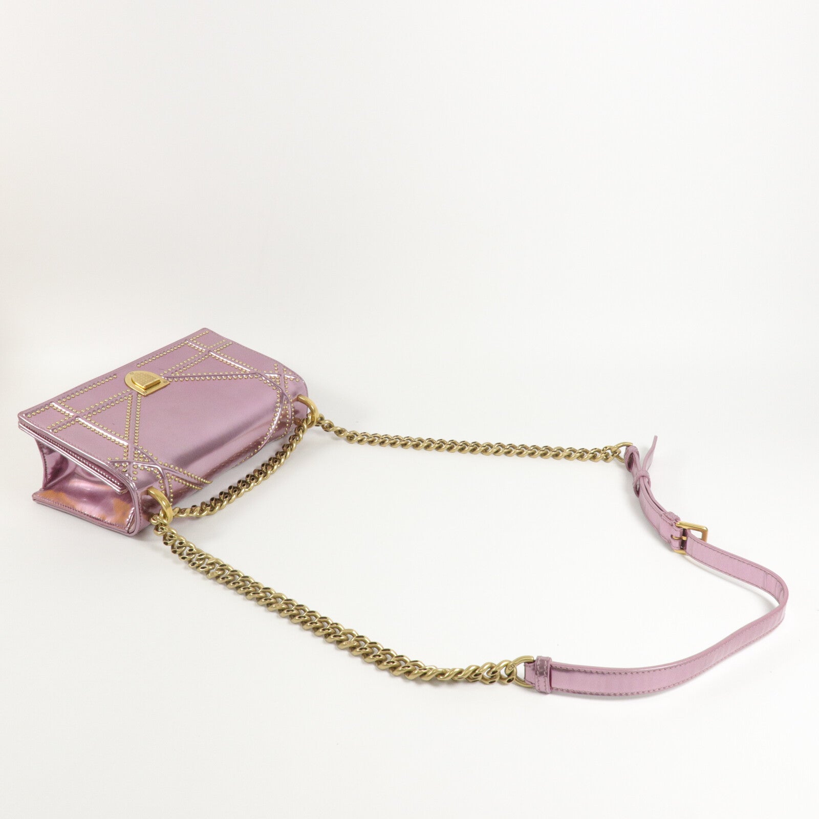 Dior 牛皮皮革Diorama Small鏈帶肩背袋