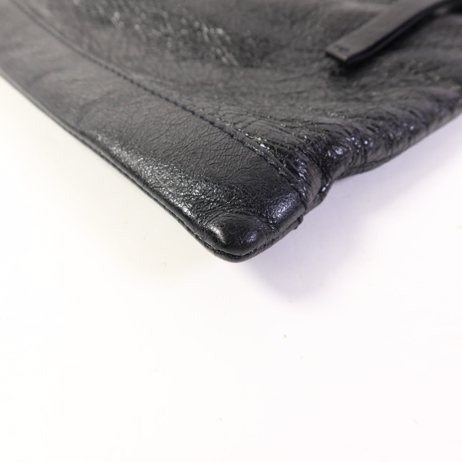 BALENCIAGA 牛皮皮革Classic City Large Pouch銀扣手拿包