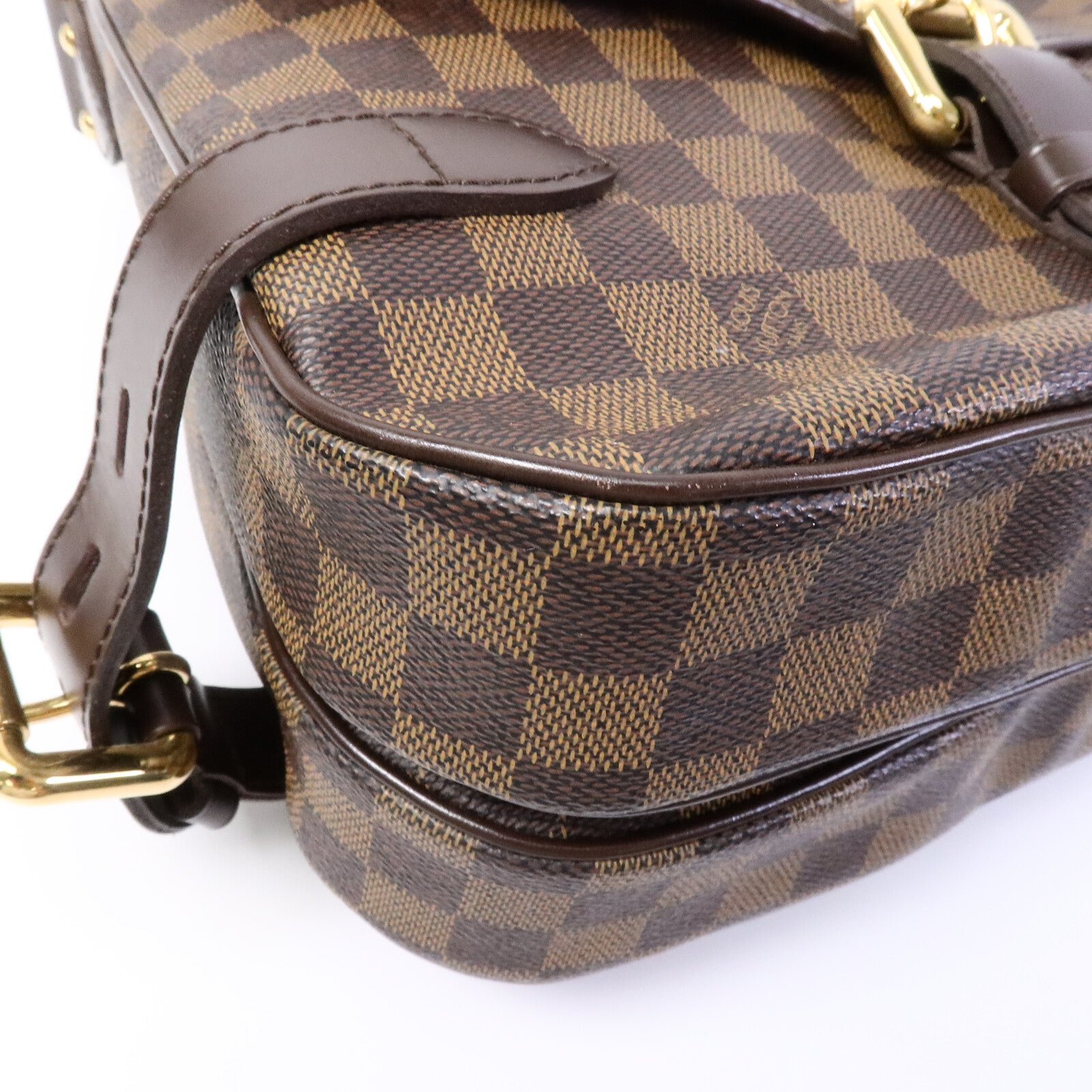 LOUIS VUITTON Damier Highbury金扣肩背袋