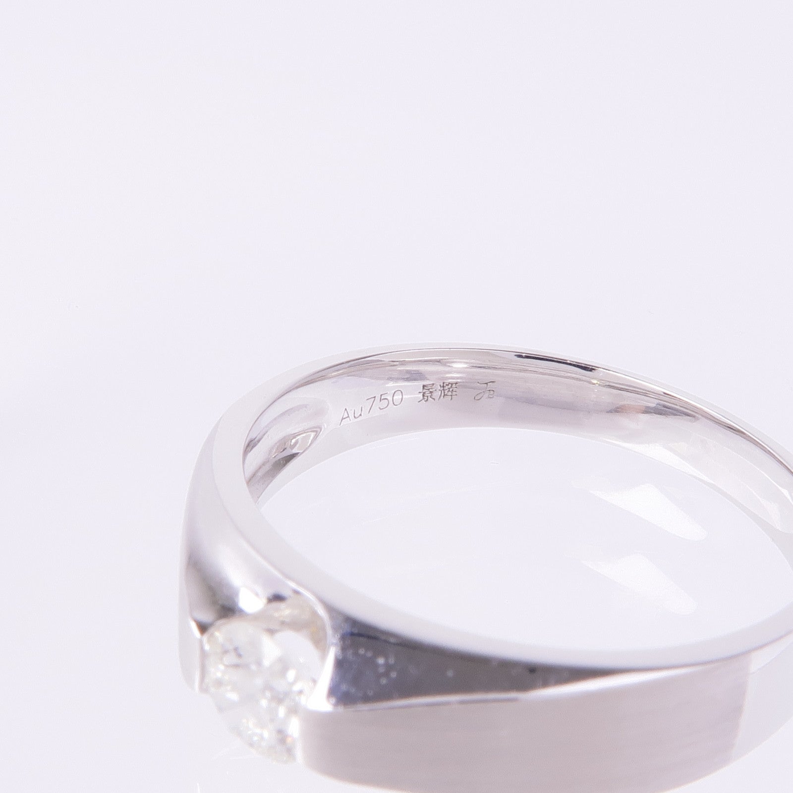 JEWELRY 18K白金Diamond Ring鑽石戒指US#9