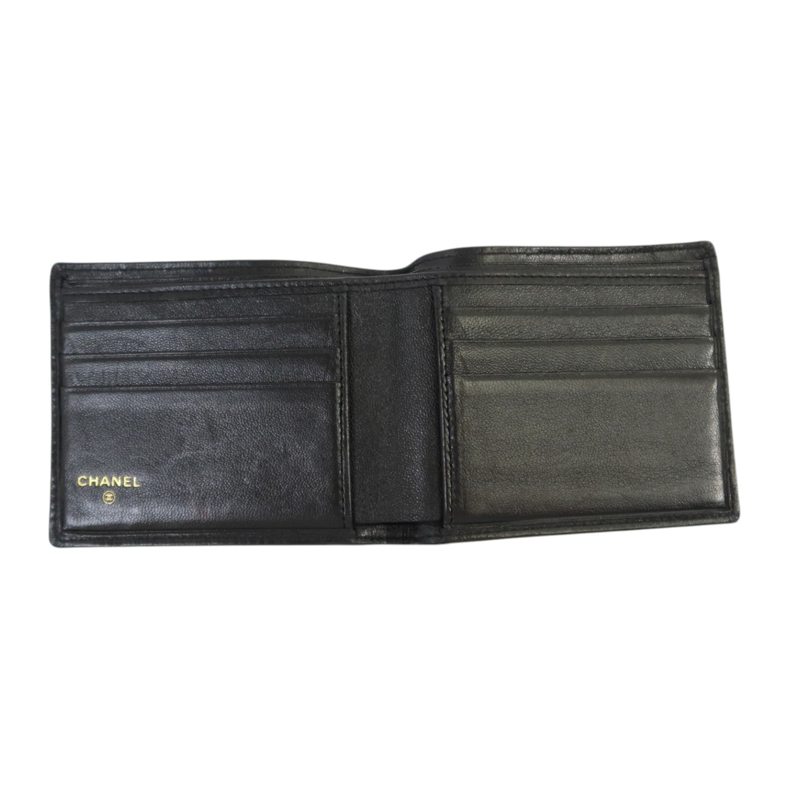 CHANEL 羊皮皮革Vintage Bifold Wallet錢包