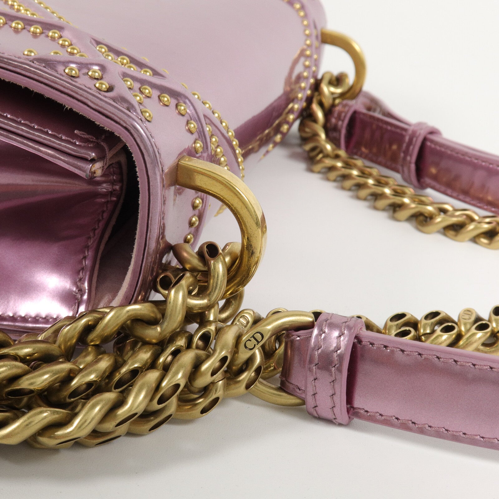 Dior 牛皮皮革Diorama Small鏈帶肩背袋