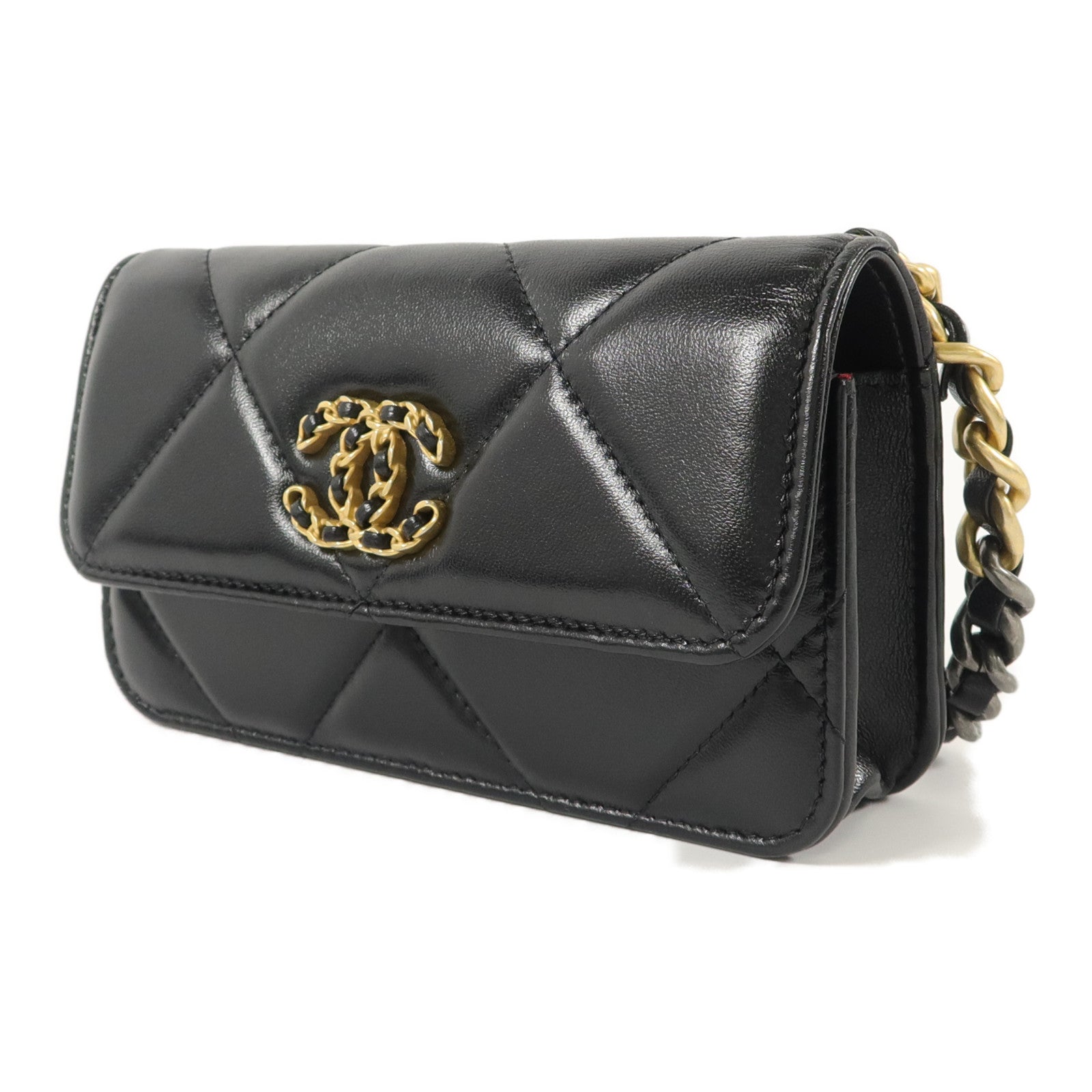 CHANEL 羊皮皮革C19 Belt Bag腰包