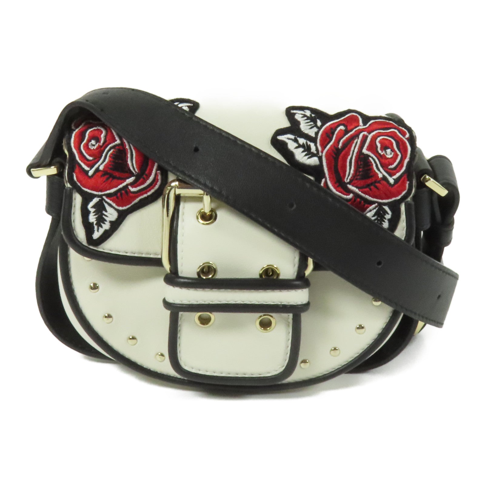 Furla 牛皮皮革Shoulder Bag金扣肩背袋