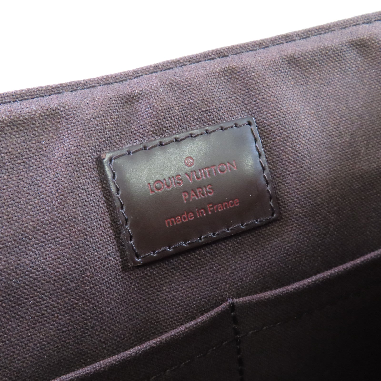 LOUIS VUITTON Damier Ebene Brooklyn MM Shoulder Bag肩背袋啡色