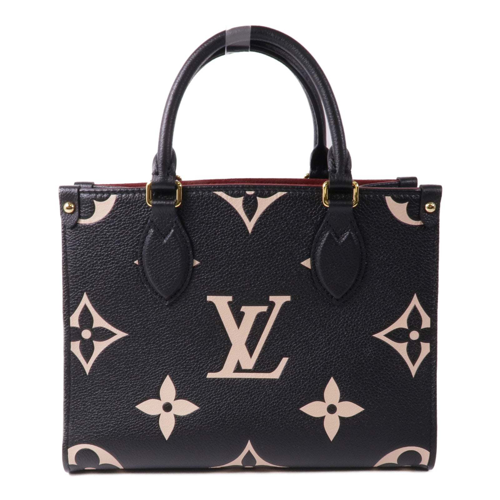 LOUIS VUITTON【激減優惠】 Monogram Empreinte On The Go PM金扣手挽肩背兩用袋