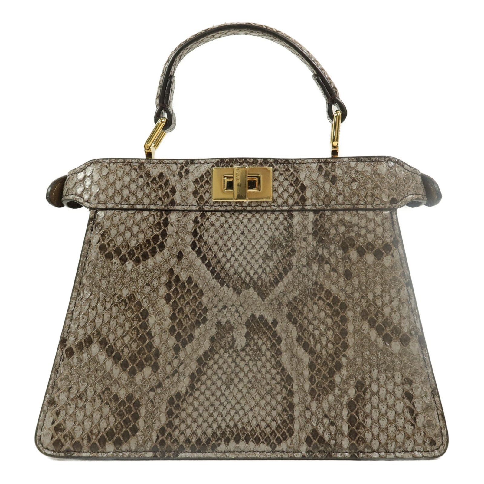 FENDI 珍稀皮革Peekaboo Iseeu Mini手挽肩背兩用袋
