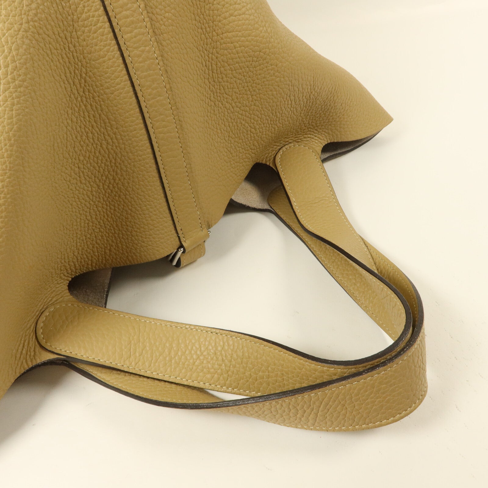HERMES Clemence皮革Picotin GM手挽袋Trench