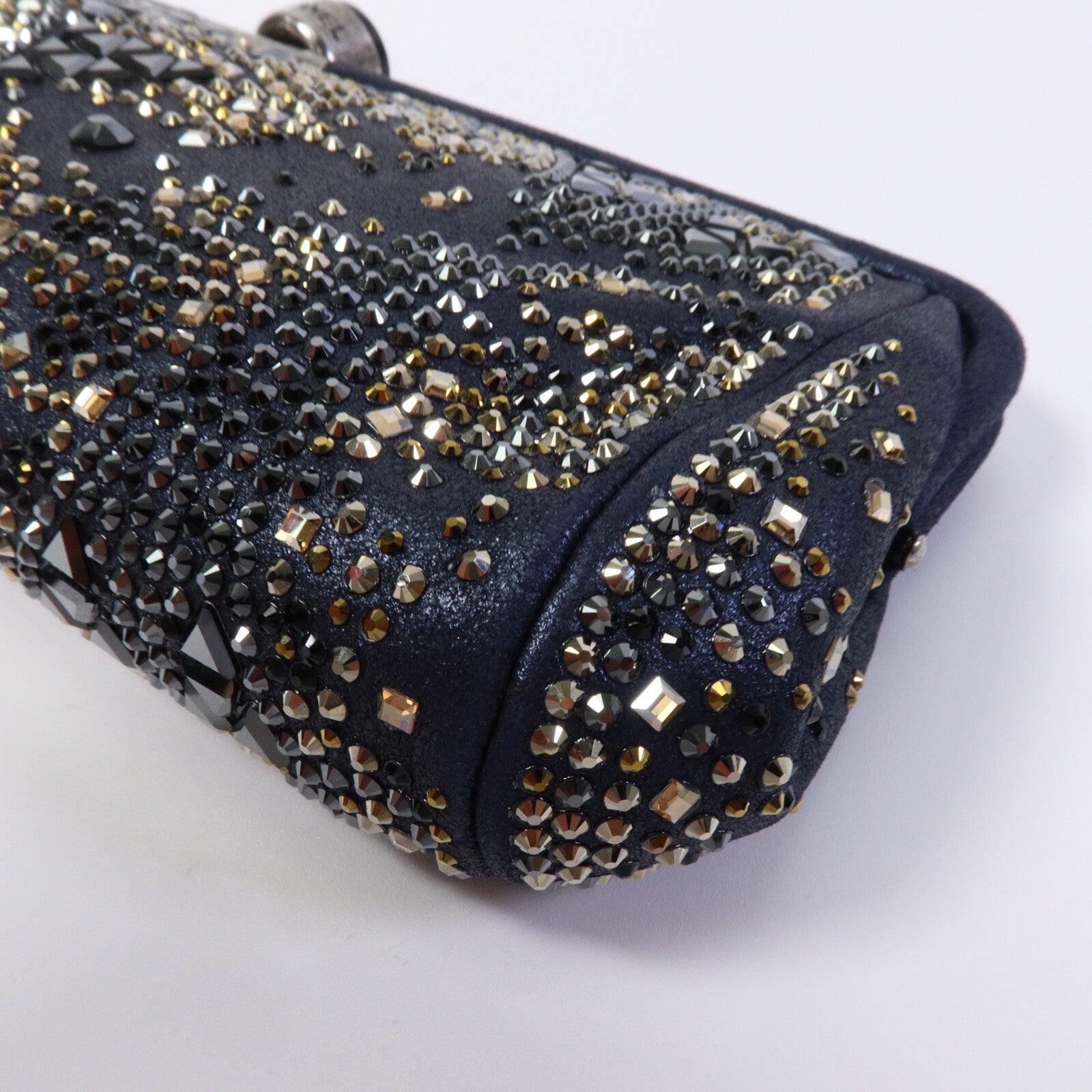 CHANEL 山羊皮皮革/水晶Metiers d'Art Crystal Clutch手拿包