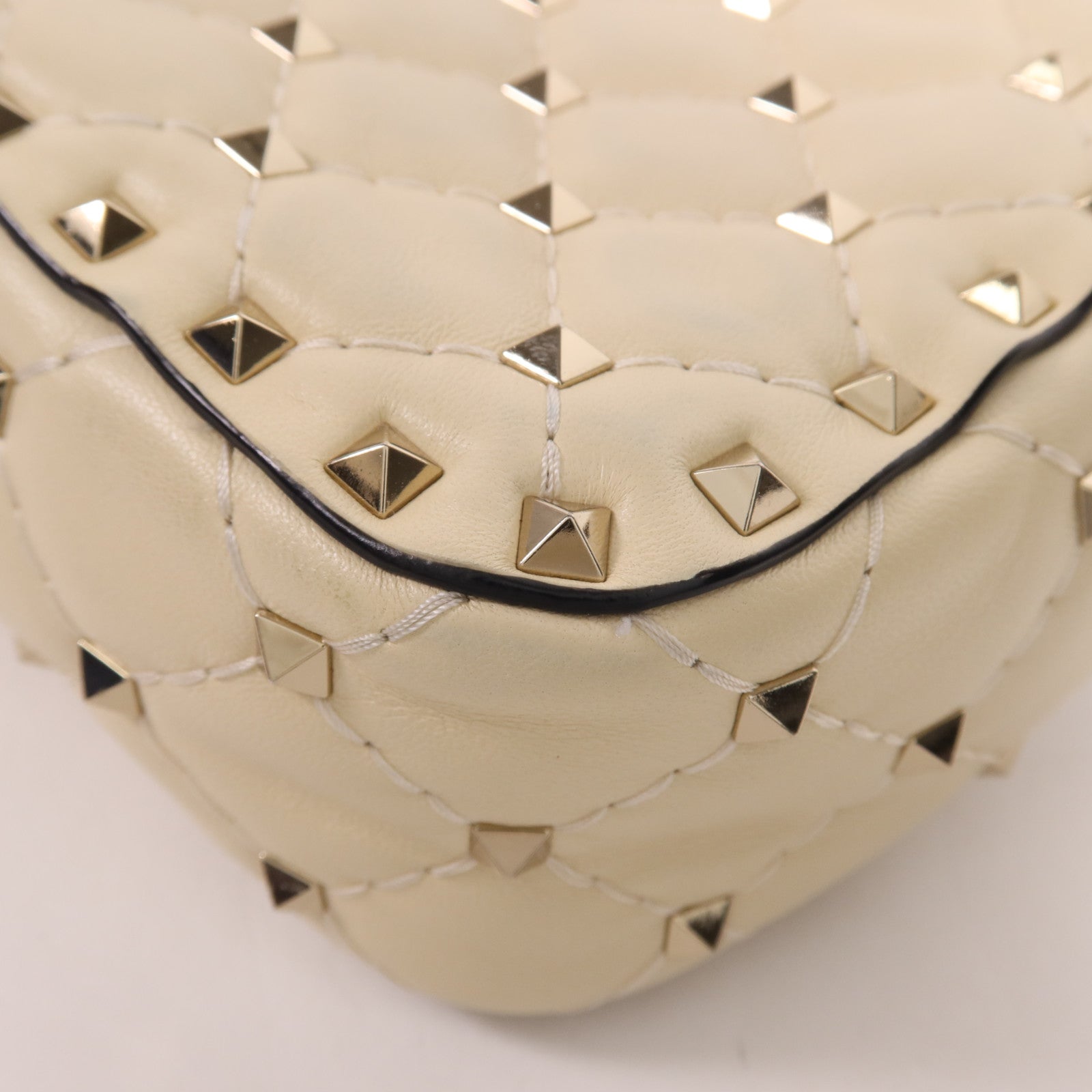 Valentino 牛皮皮革Shoulder Bag金扣肩背袋