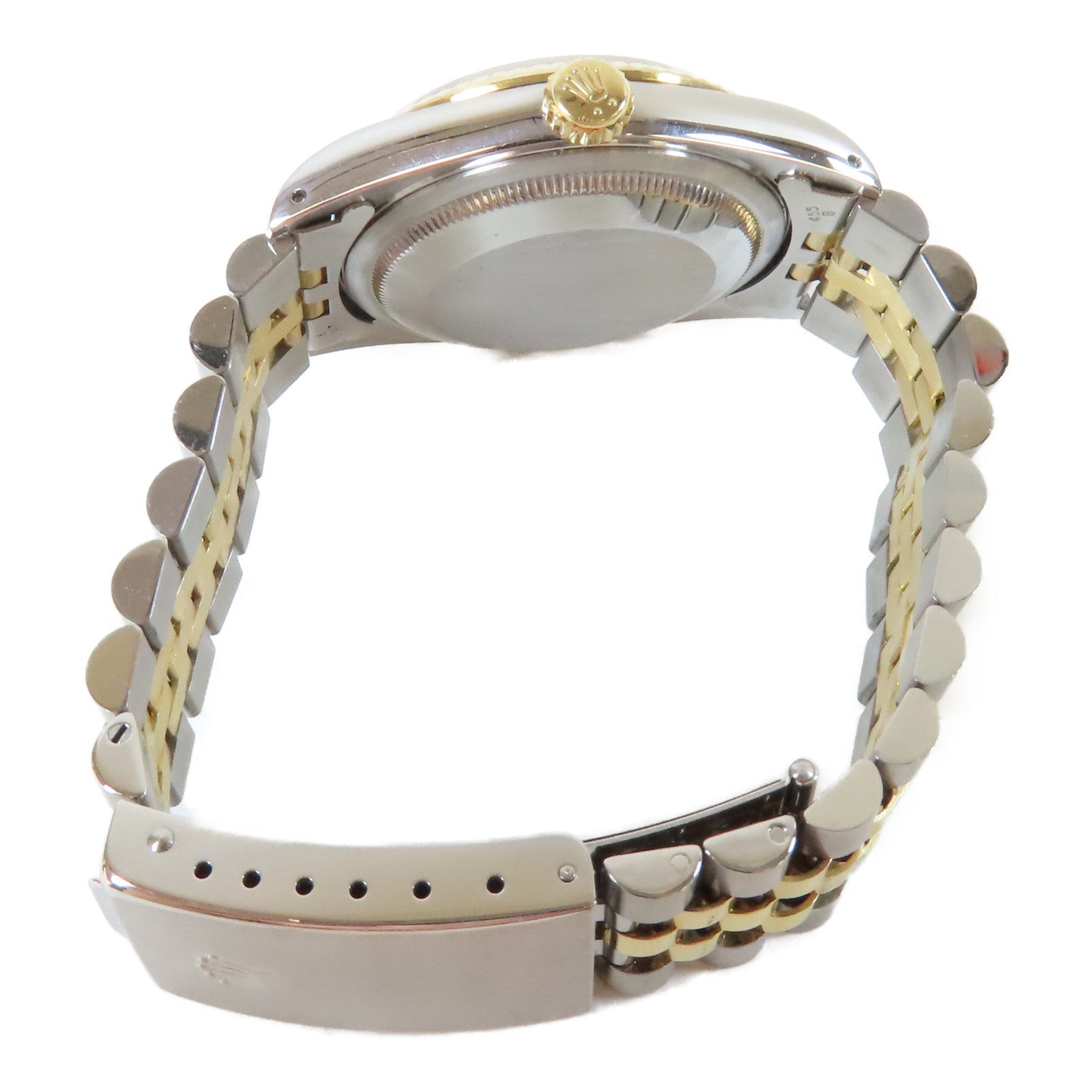 ROLEX Datejust不鏽鋼/18K黃金手錶自動機芯奶油色