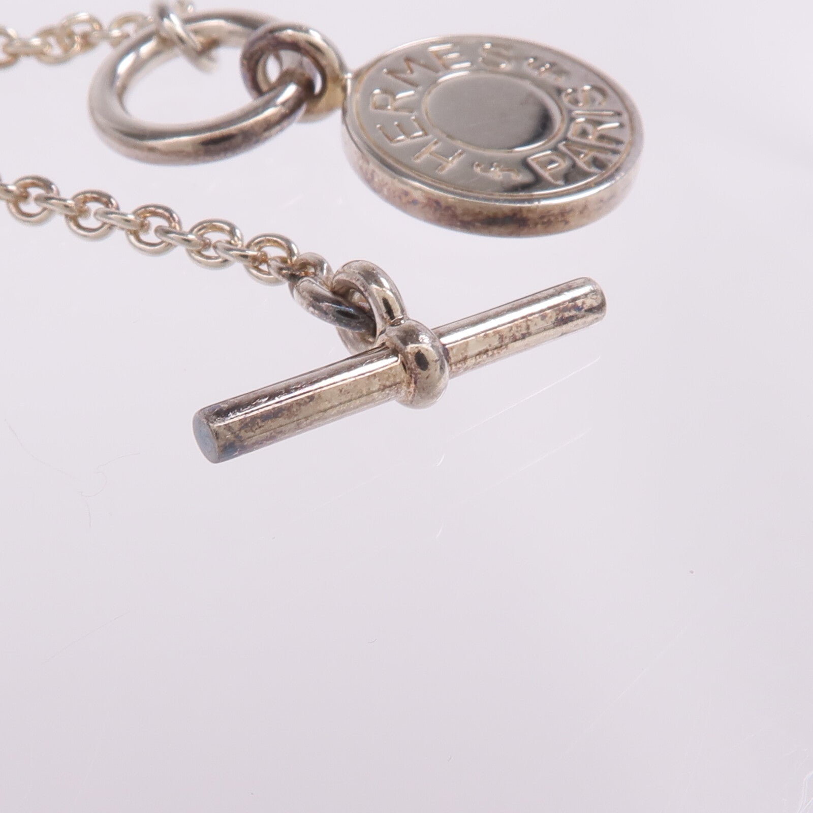 HERMES 【激減優惠】925純銀Amulettes Ex-Libris Pendant項鍊