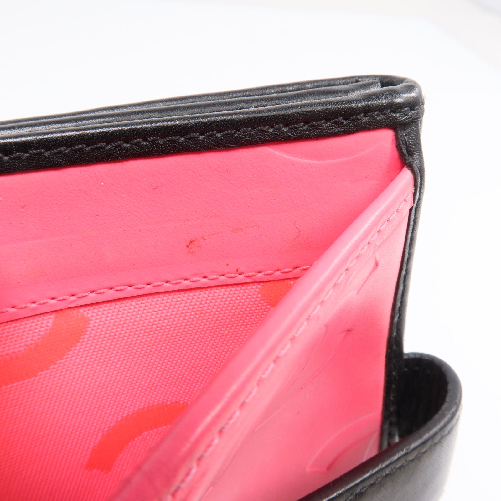 CHANEL 牛皮皮革Cambon Wallet銀扣錢包
