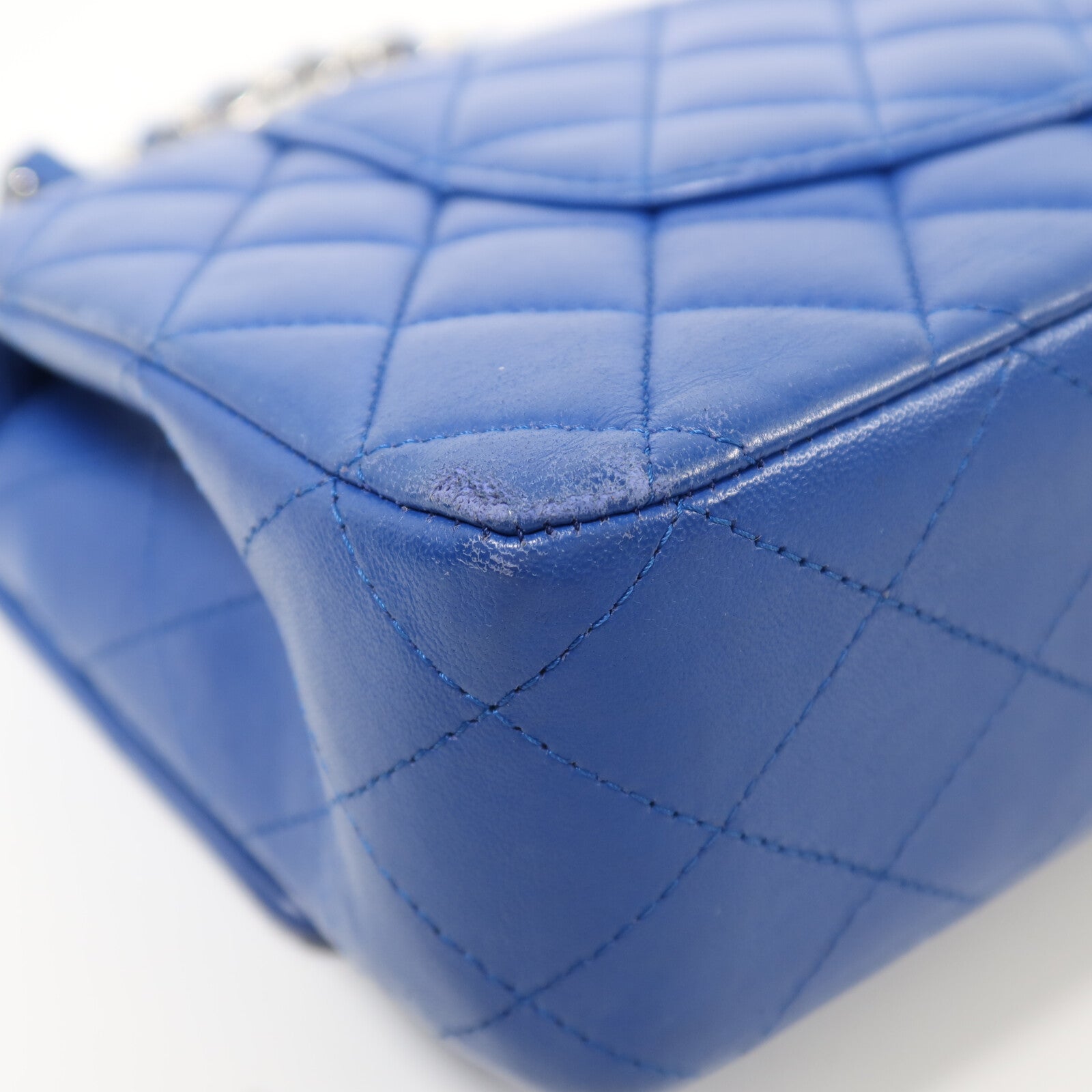 CHANEL 【激減優惠】羊皮皮革Classic 25銀扣鏈帶肩背袋