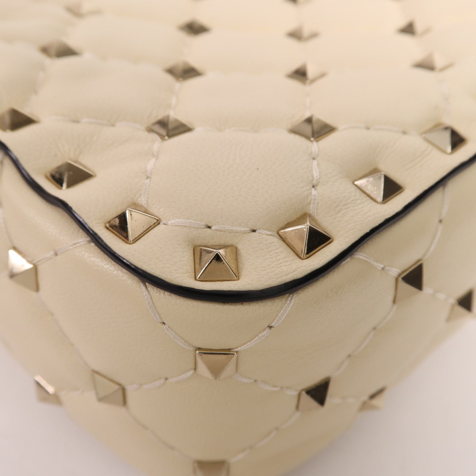 Valentino 牛皮皮革Shoulder Bag金扣肩背袋