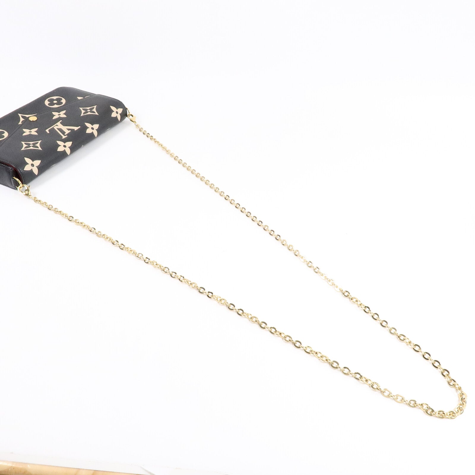 LOUIS VUITTON Monogram Empreinte Pochette Felicie肩背袋