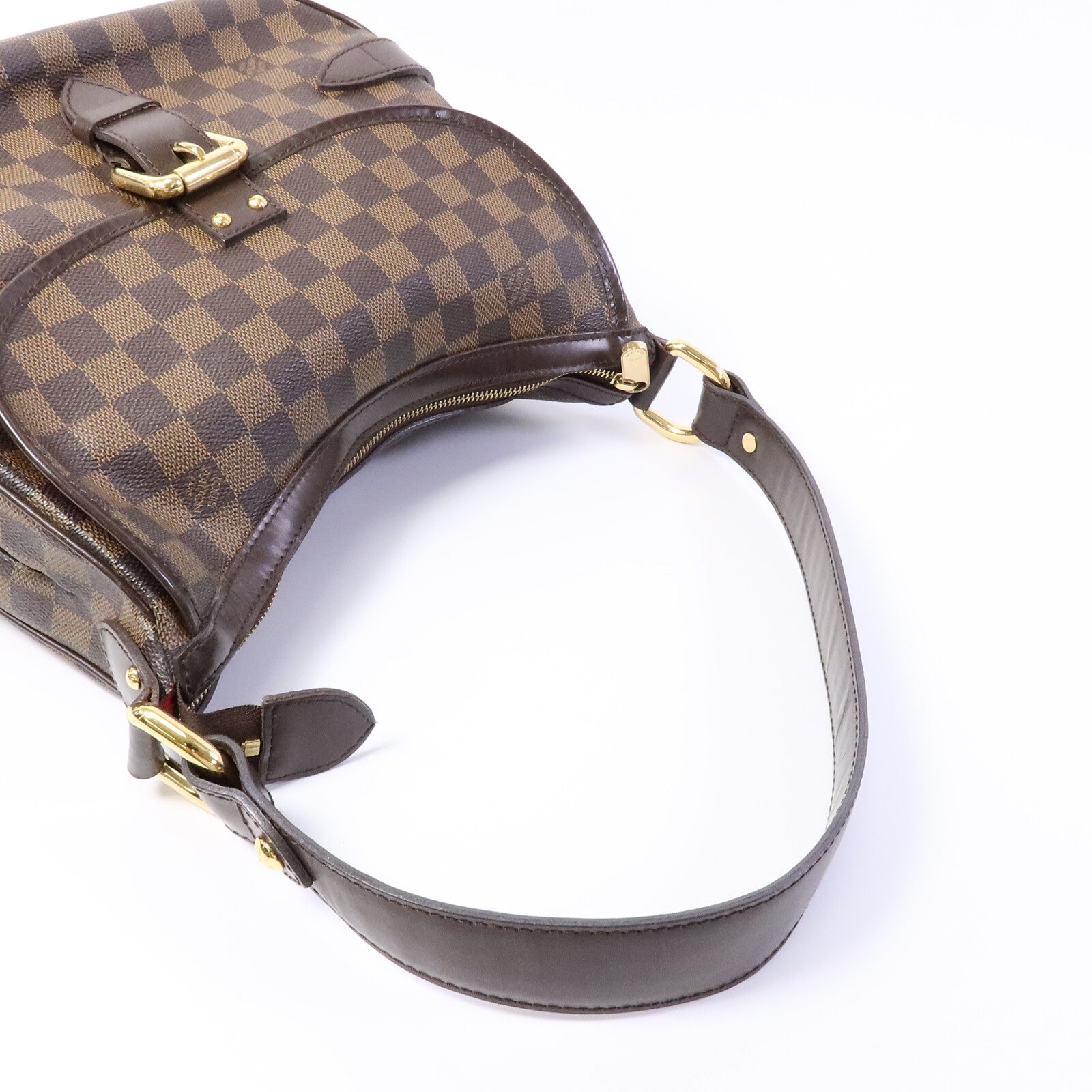 LOUIS VUITTON Damier Highbury金扣肩背袋