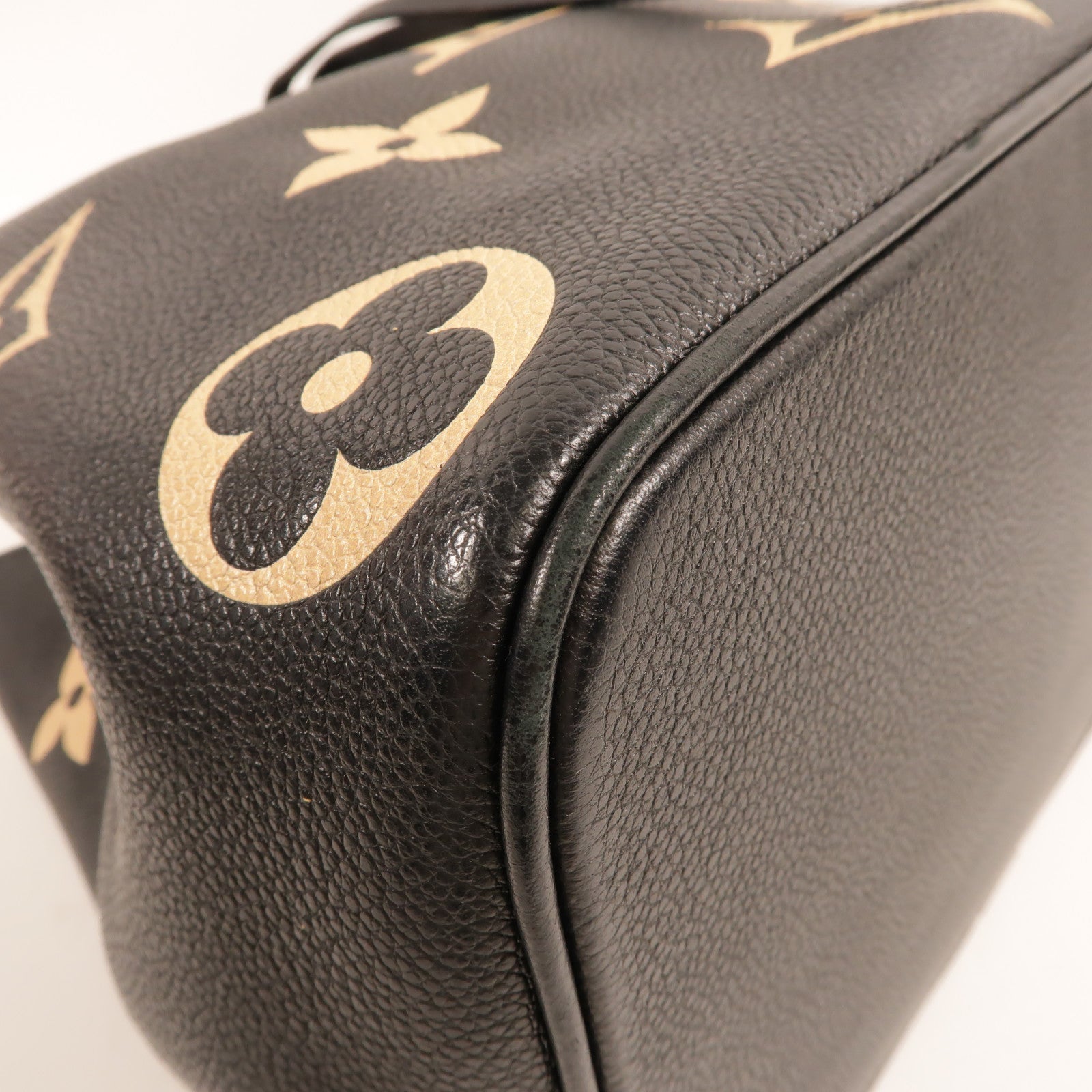 LOUIS VUITTON Monogram Empreinte Bicolor Neo Noe MM金扣手挽肩背兩用袋
