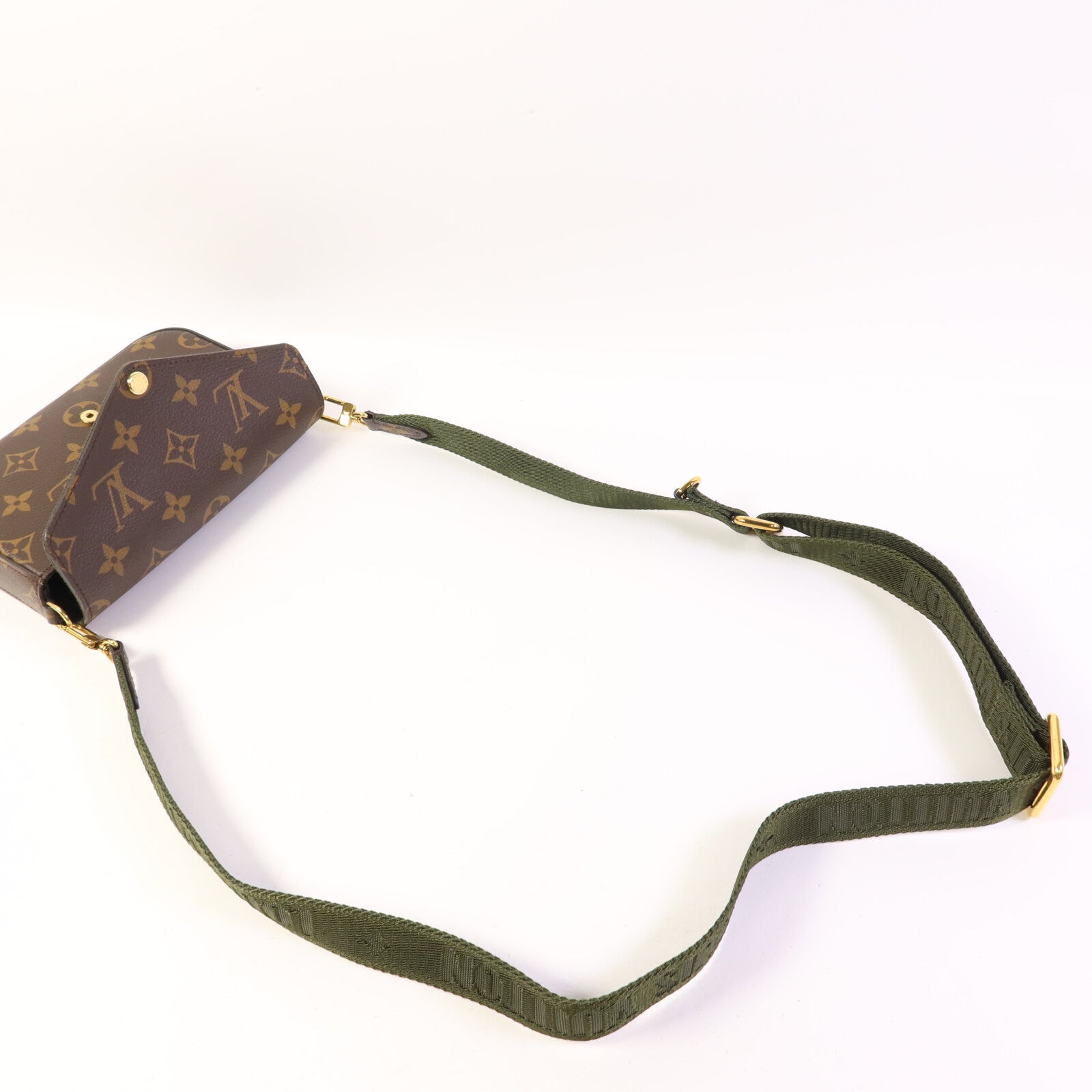 LOUIS VUITTON Monogram Felicie Strap & Go金扣肩背袋