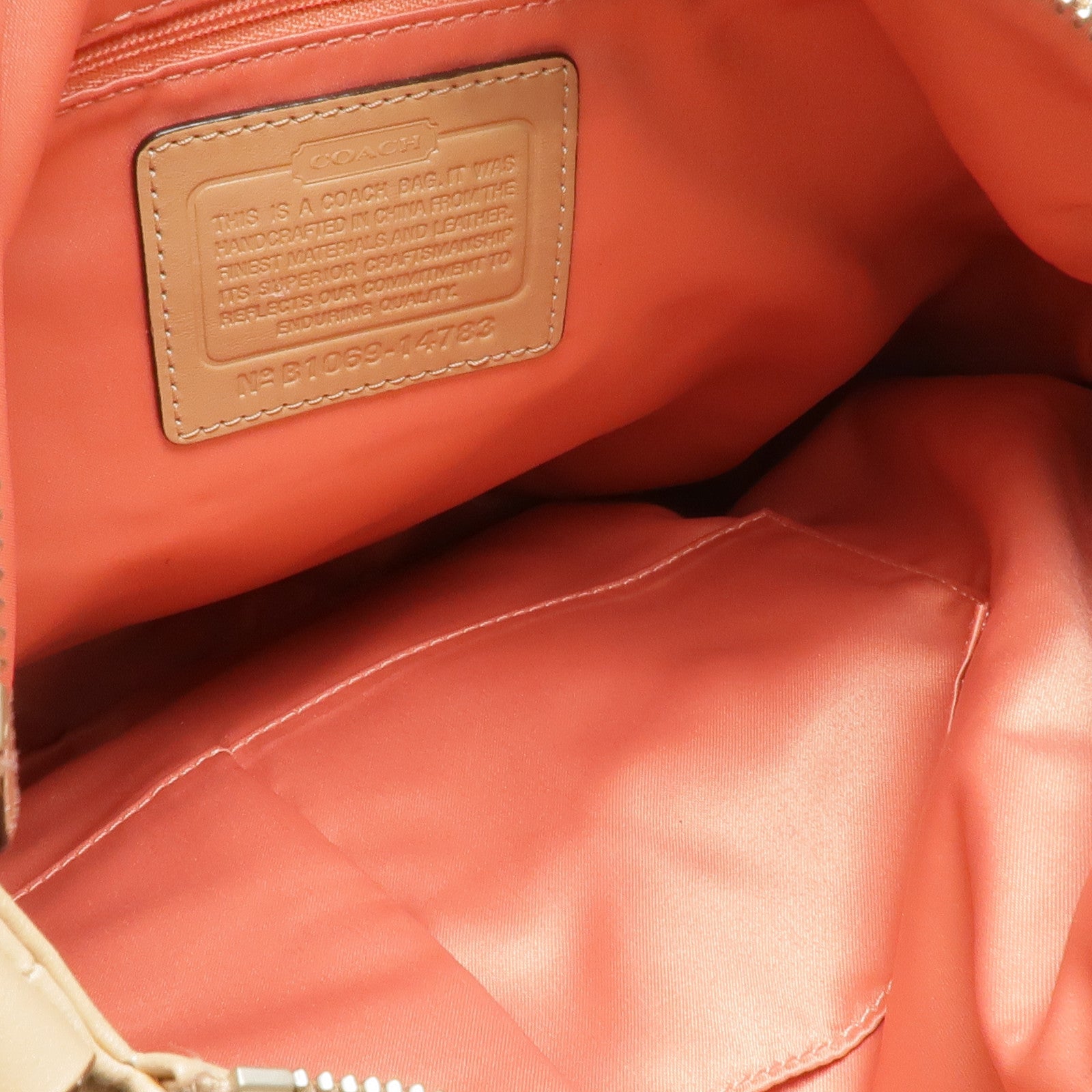 COACH 牛皮皮革手挽肩背兩用袋