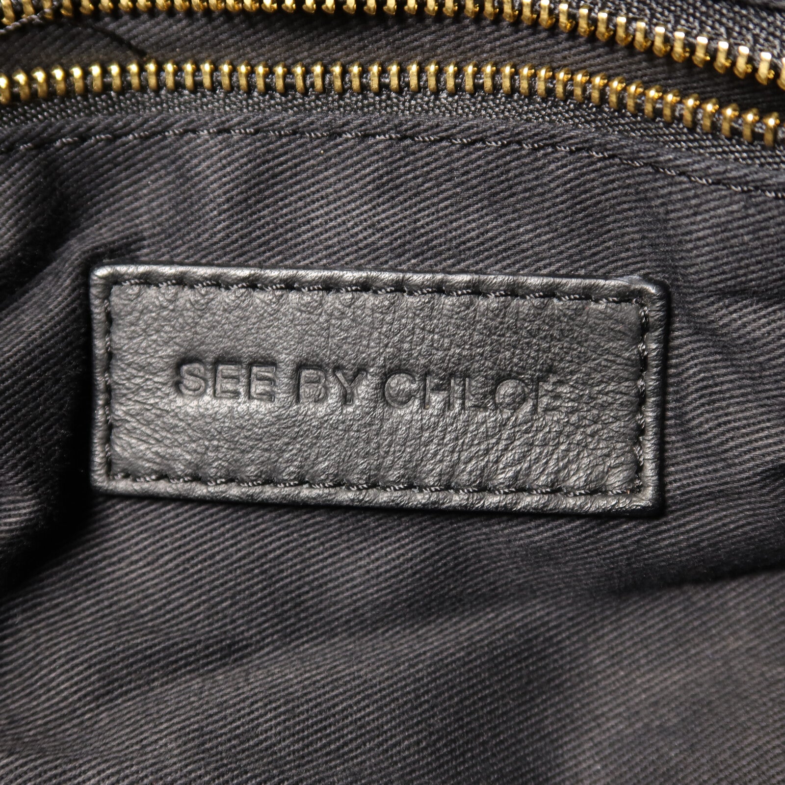 SEE BY CHLOE 【激減優惠】牛皮皮革Shoulder Bag金扣手挽肩背兩用袋