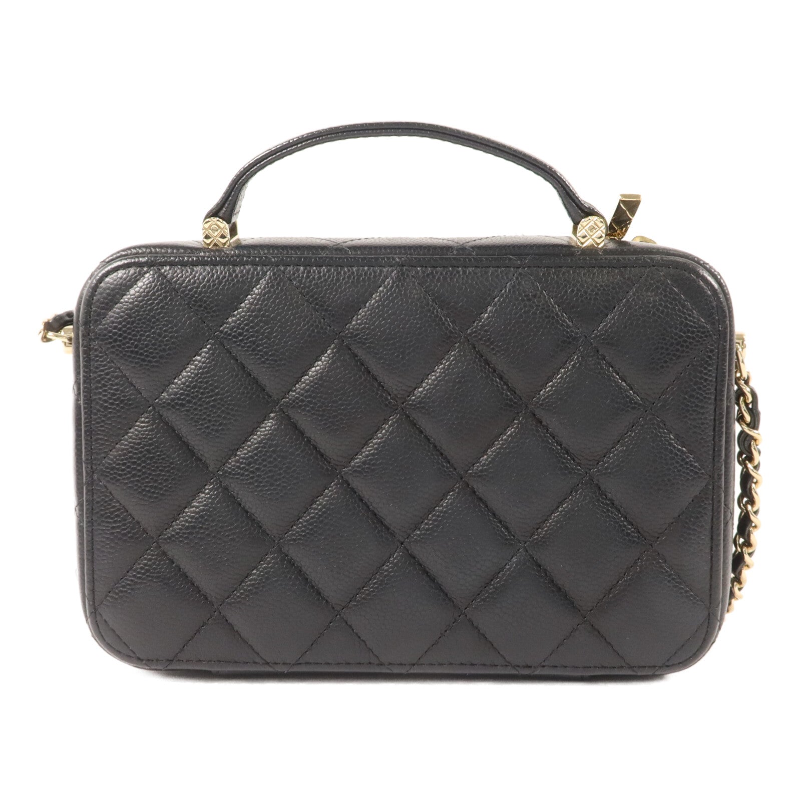 CHANEL 牛皮皮革Top Handle Vanity Case手挽肩背兩用袋