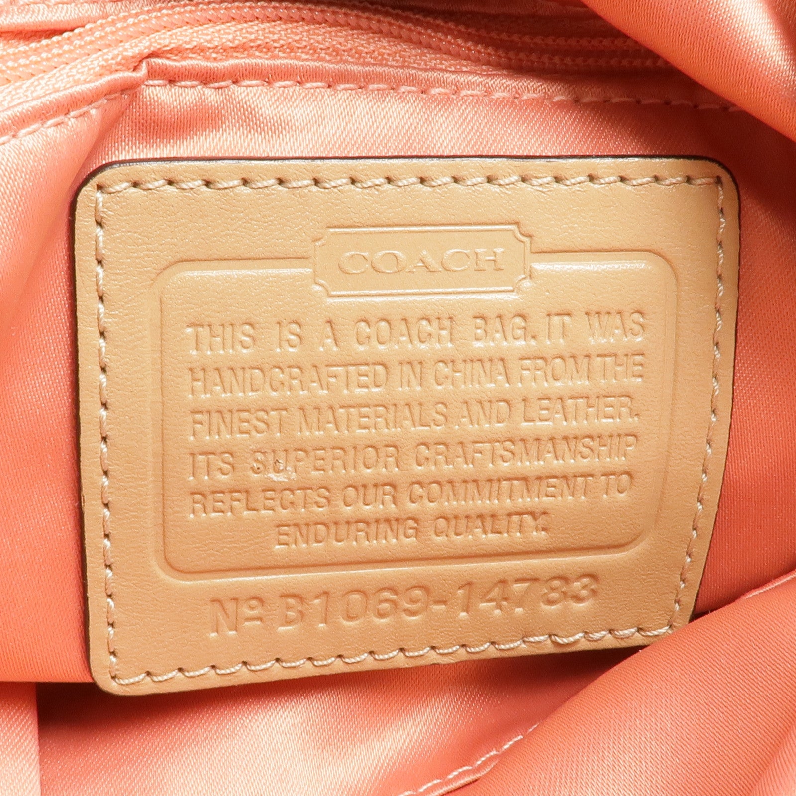 COACH 牛皮皮革手挽肩背兩用袋