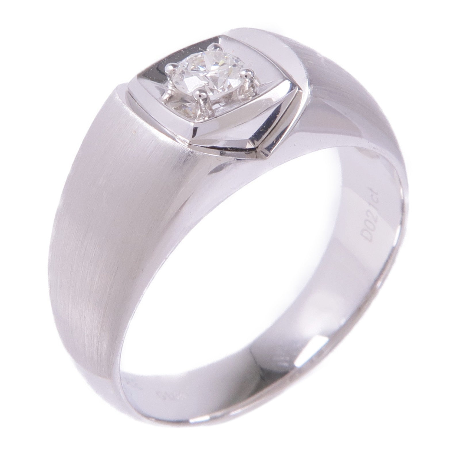 JEWELRY 18K白金Diamond Ring鑽石戒指US#8.75