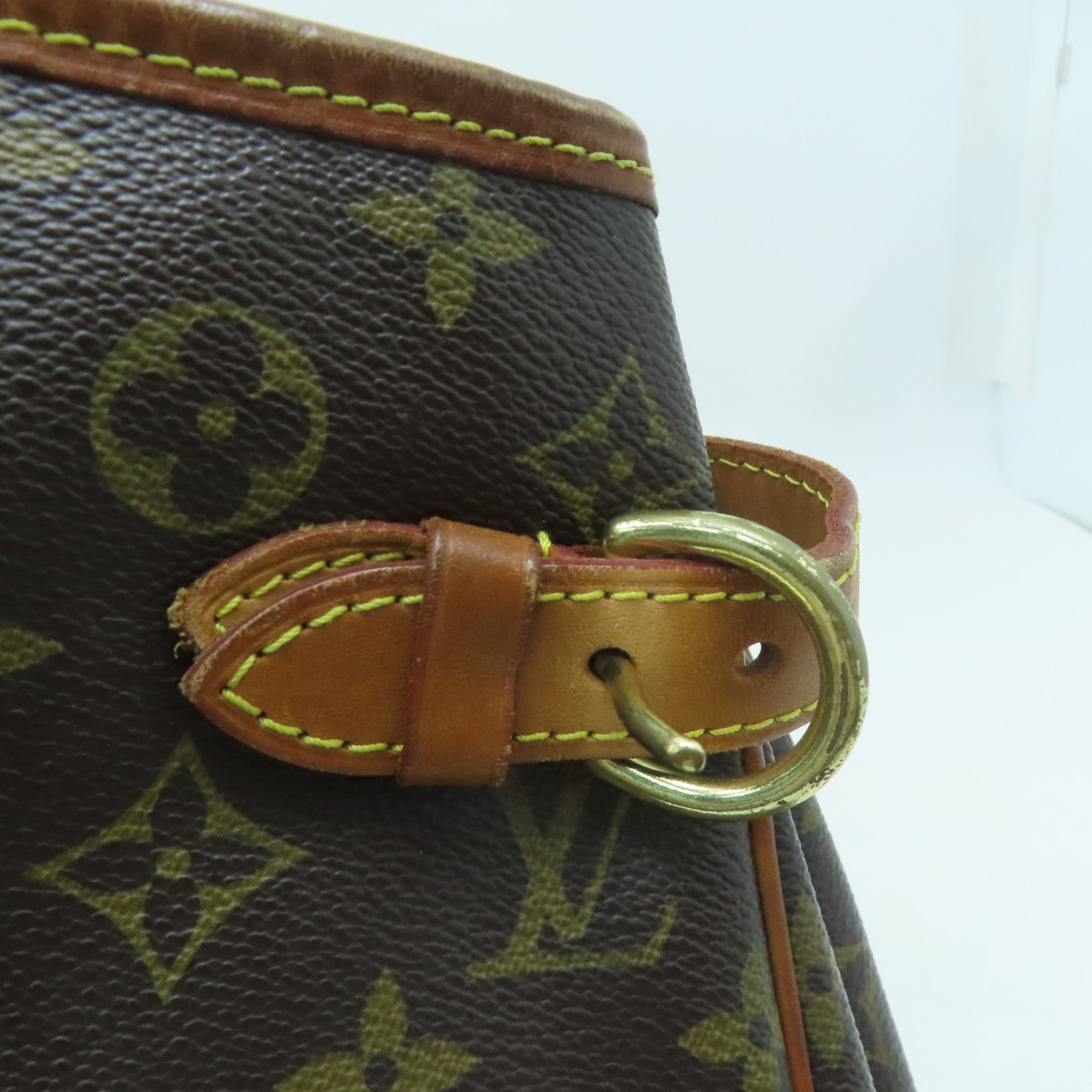 LOUIS VUITTON Monogram Batignolles Horizontal金扣肩背袋啡色
