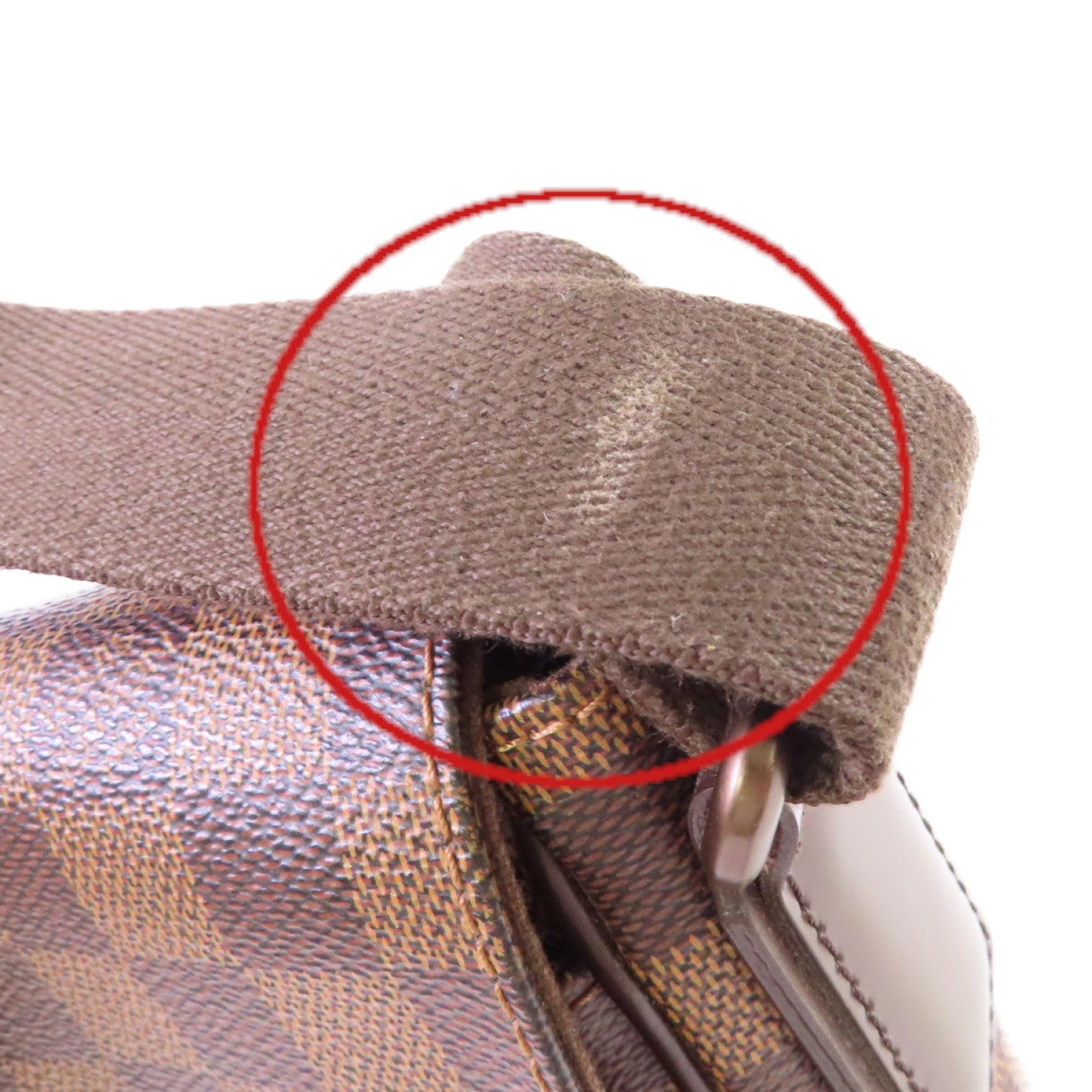 LOUIS VUITTON Damier Ebene Brooklyn MM Shoulder Bag肩背袋啡色