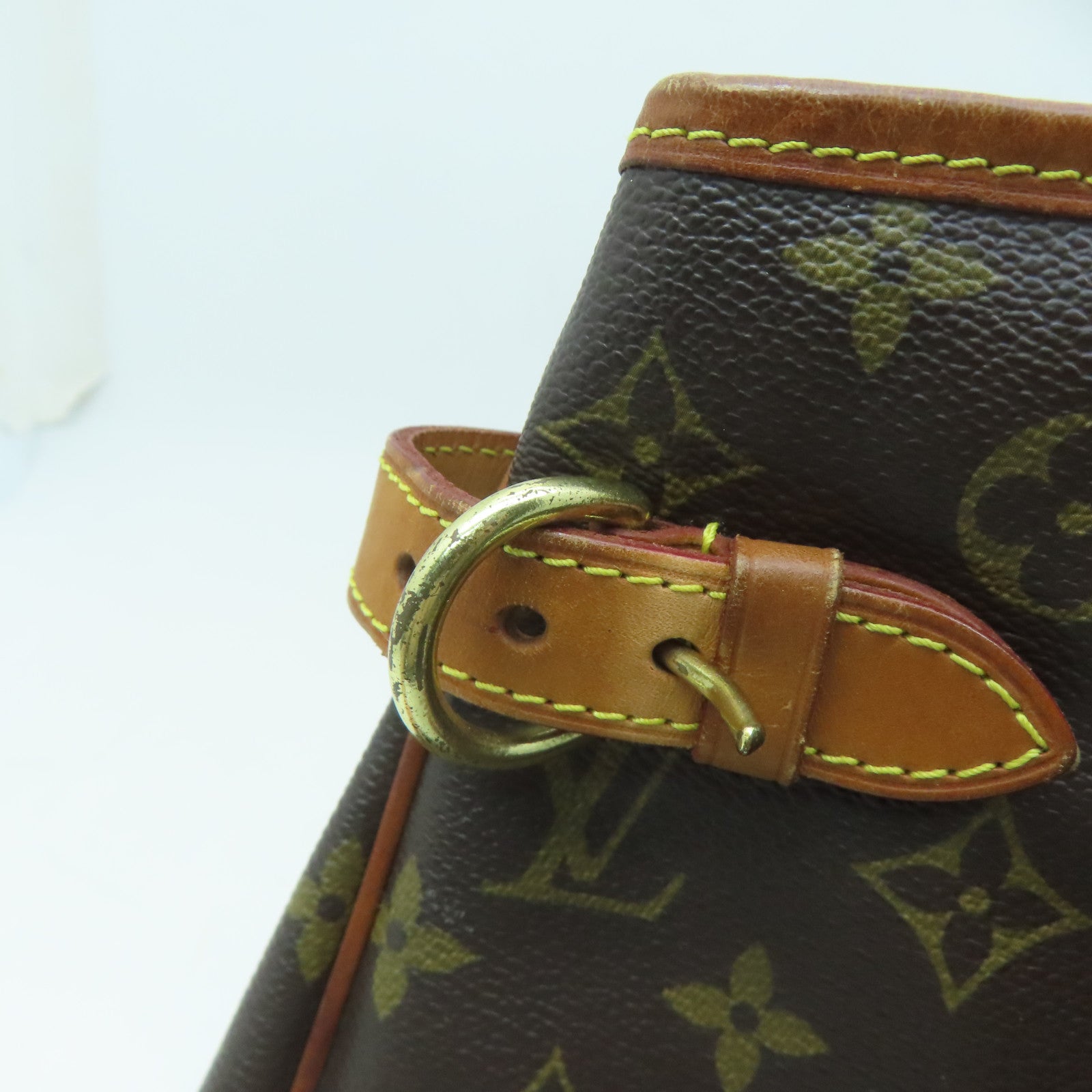 LOUIS VUITTON Monogram Batignolles Horizontal金扣肩背袋啡色