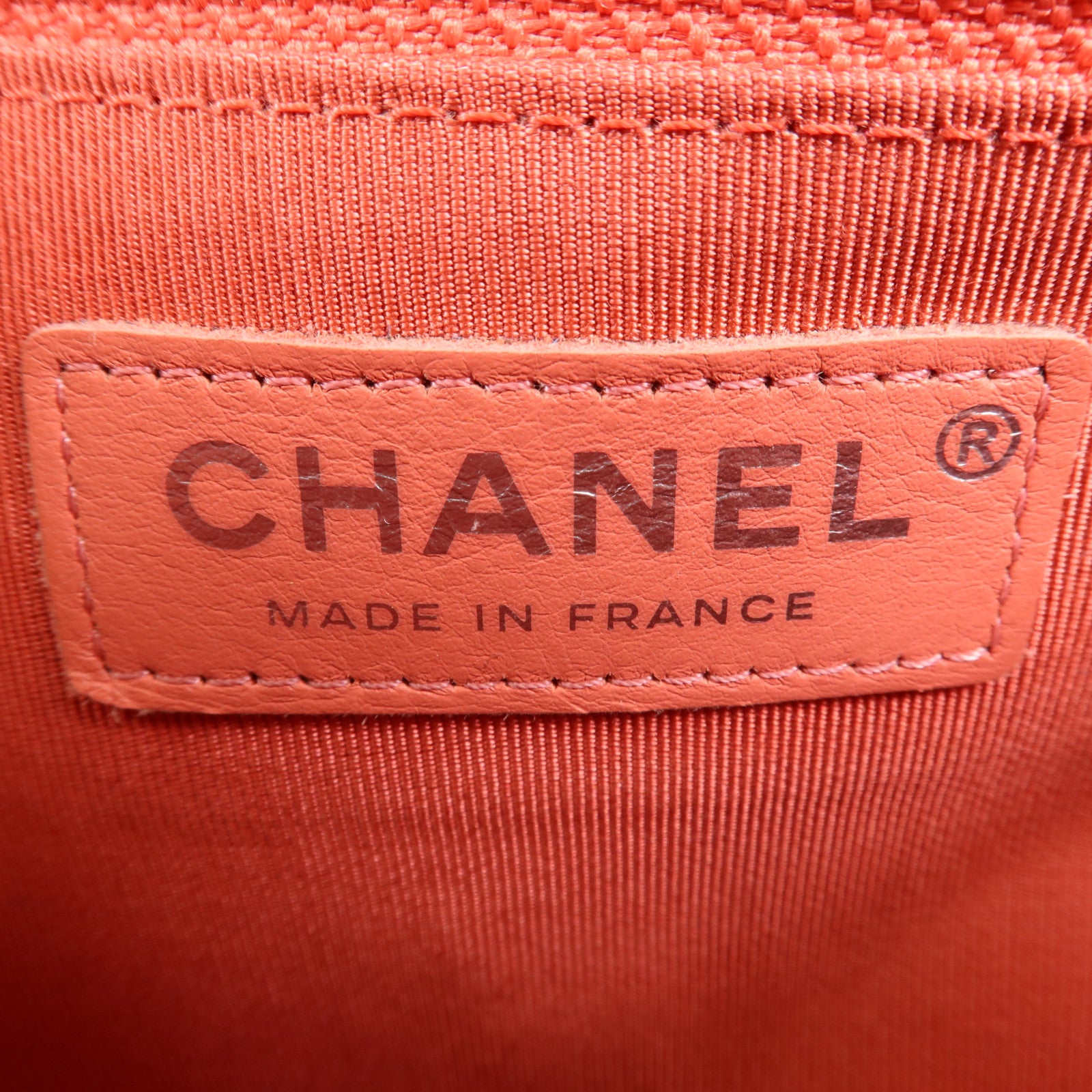 CHANEL 牛皮皮革Chain Shoulder銀扣鏈帶肩背袋
