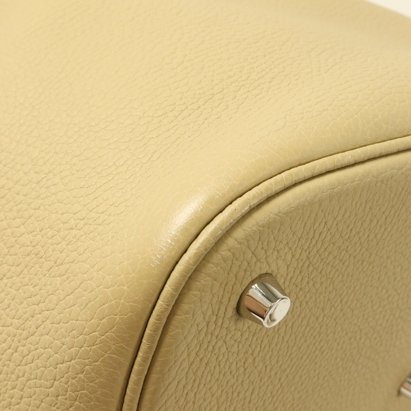 HERMES Clemence皮革Picotin GM手挽袋Trench